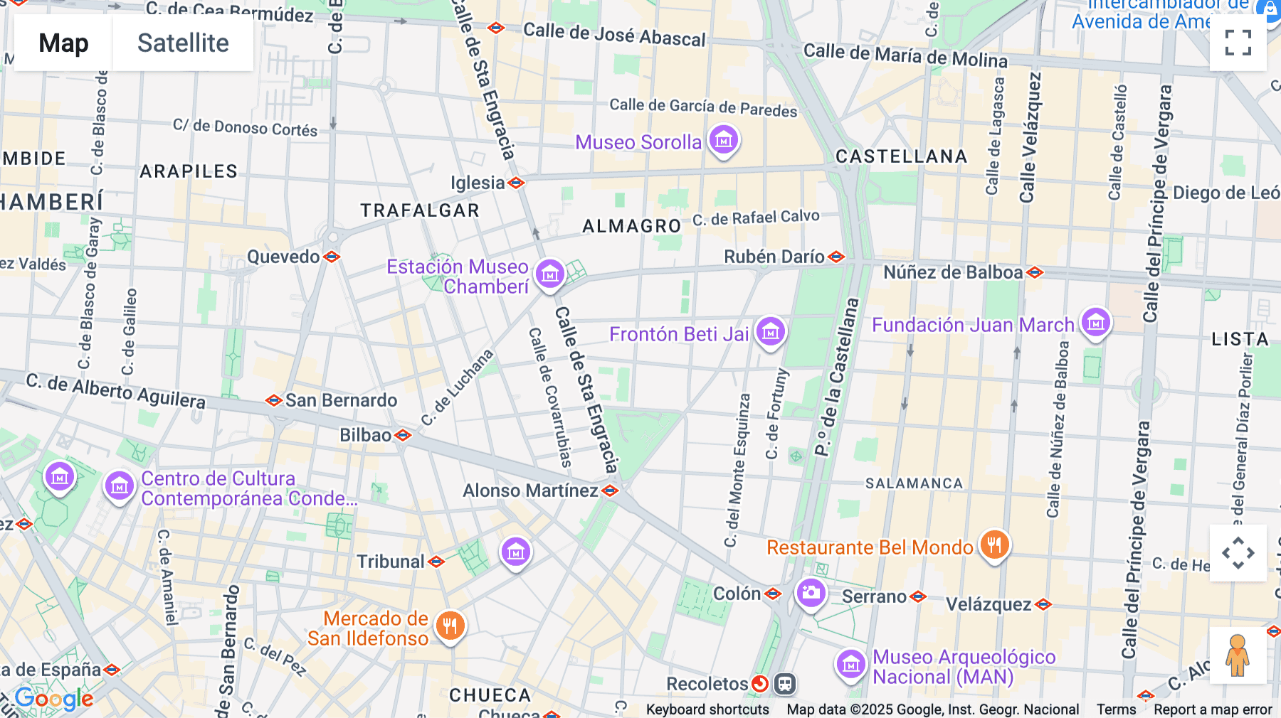 Click for interative map of Calle Caracas 15, Local, Madrid
