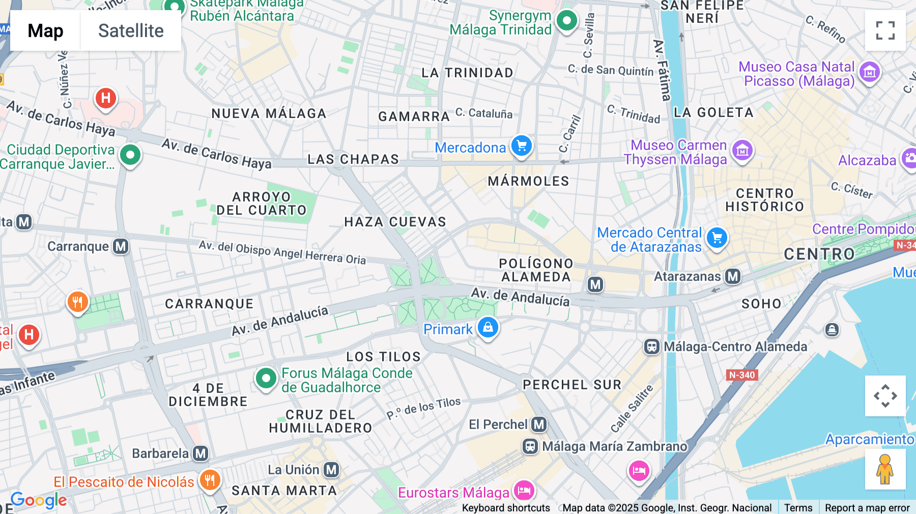 Click for interative map of 21, Calle Compositor Lehmberg Ruiz, Málaga