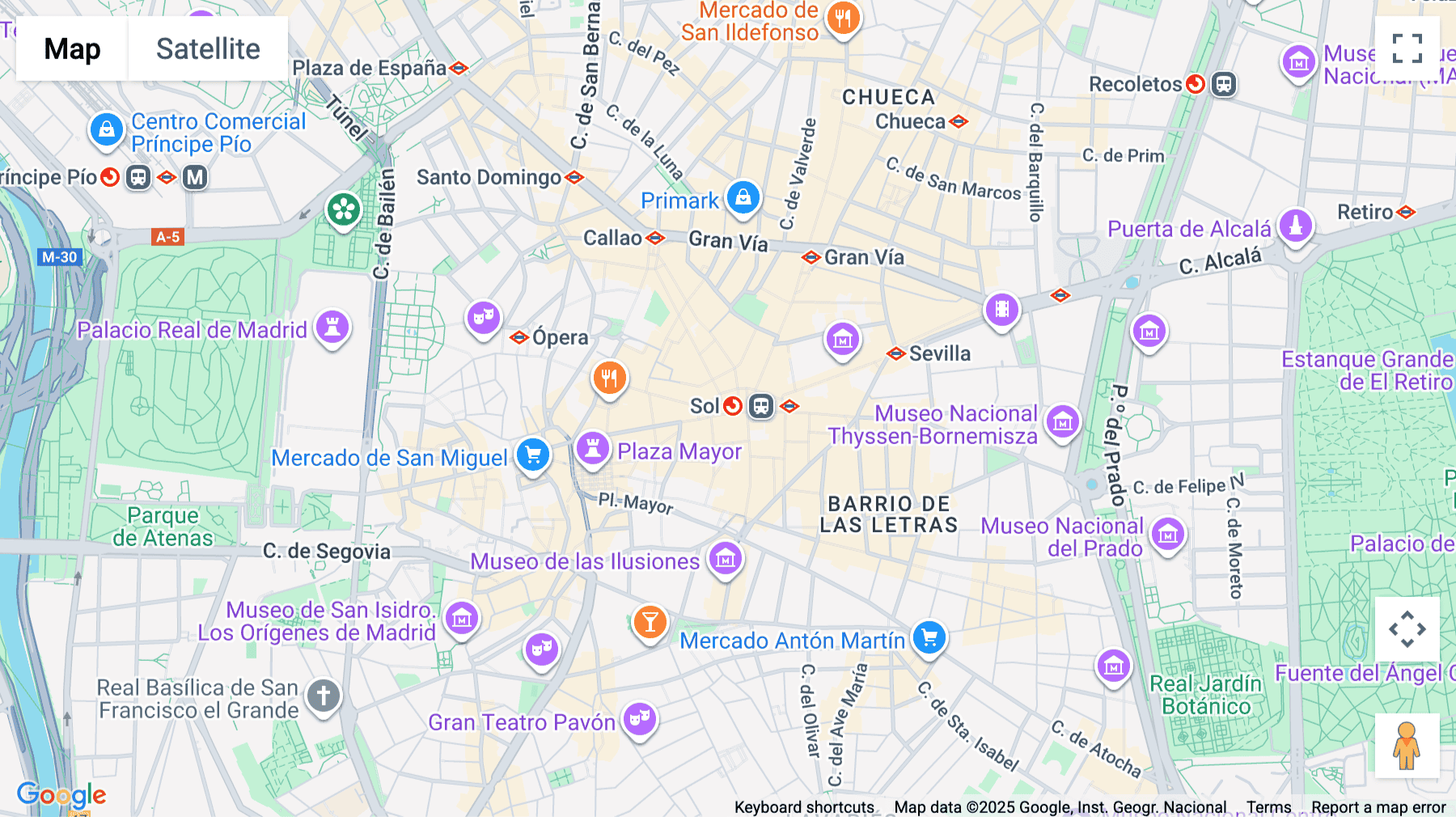 Click for interative map of Torre Oriente, C. de Méndez Álvaro, 61, Arganzuela, Madrid