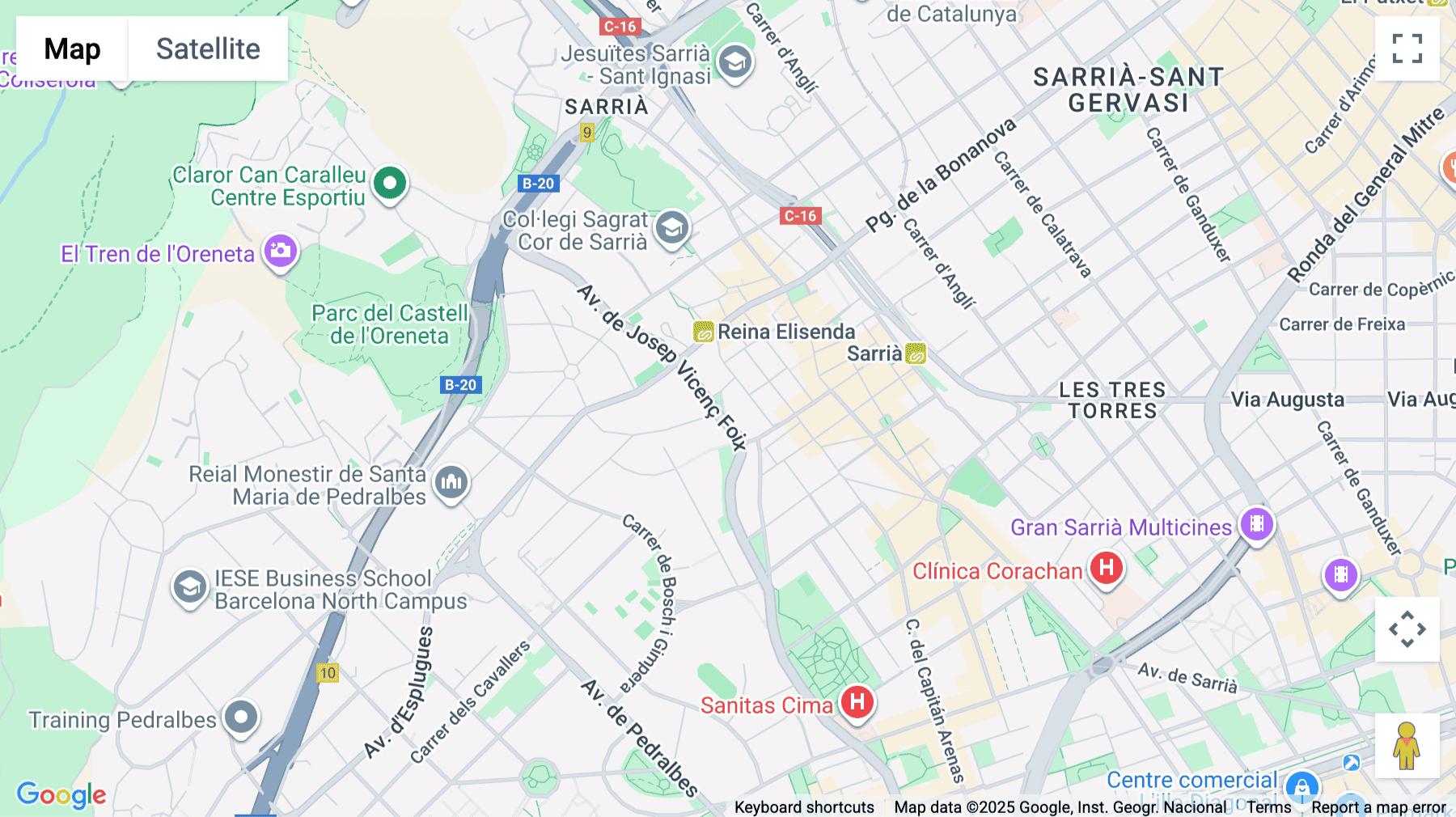 Click for interative map of 4, Carrer de Mendel, Barcelona