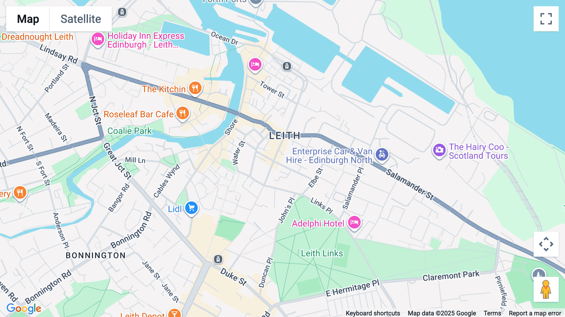 Click for interative map of 5 Mitchell Street, Edinburgh