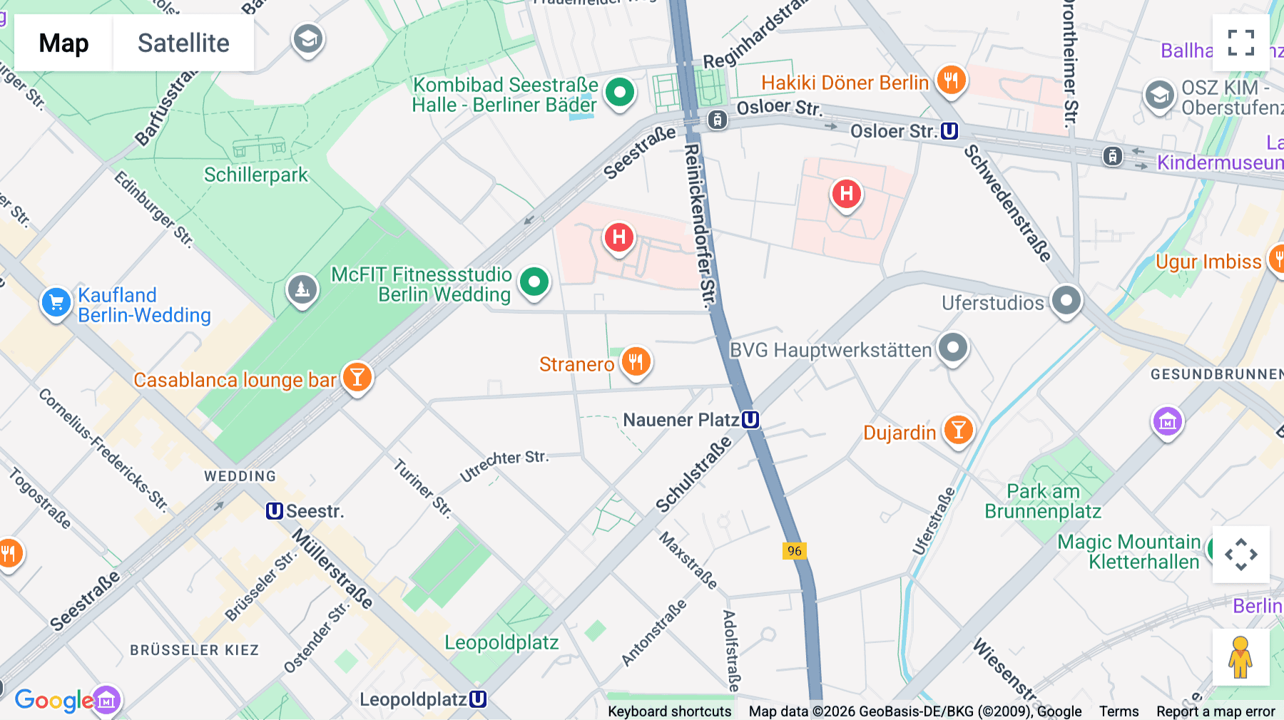 Click for interative map of 11, Liebenwalder Straße, Erdgeschoss, Hinterhof, Berlin