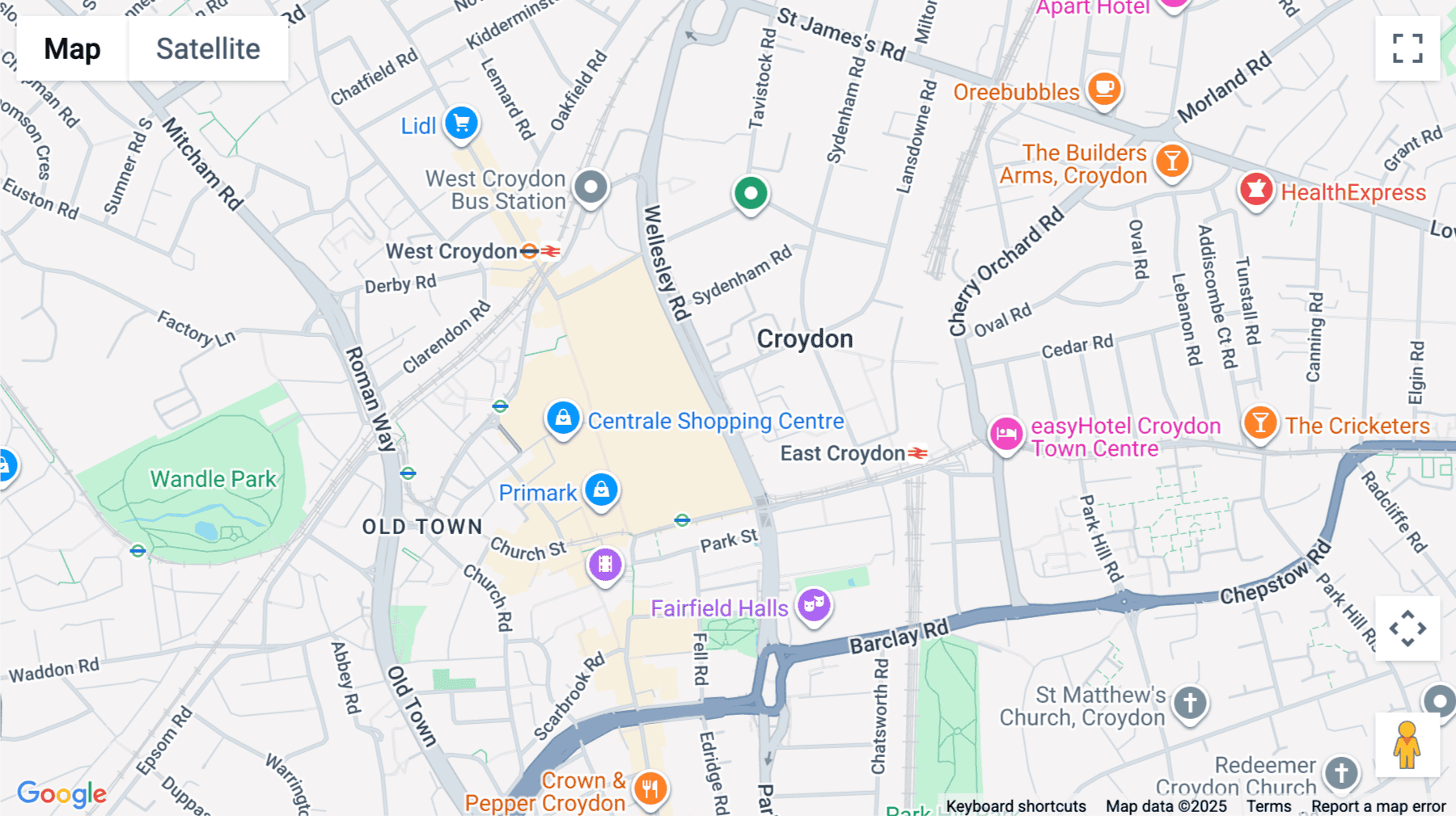 Click for interative map of The Lansdowne Building, 2 Lansdowne Road, Croydon, Croydon