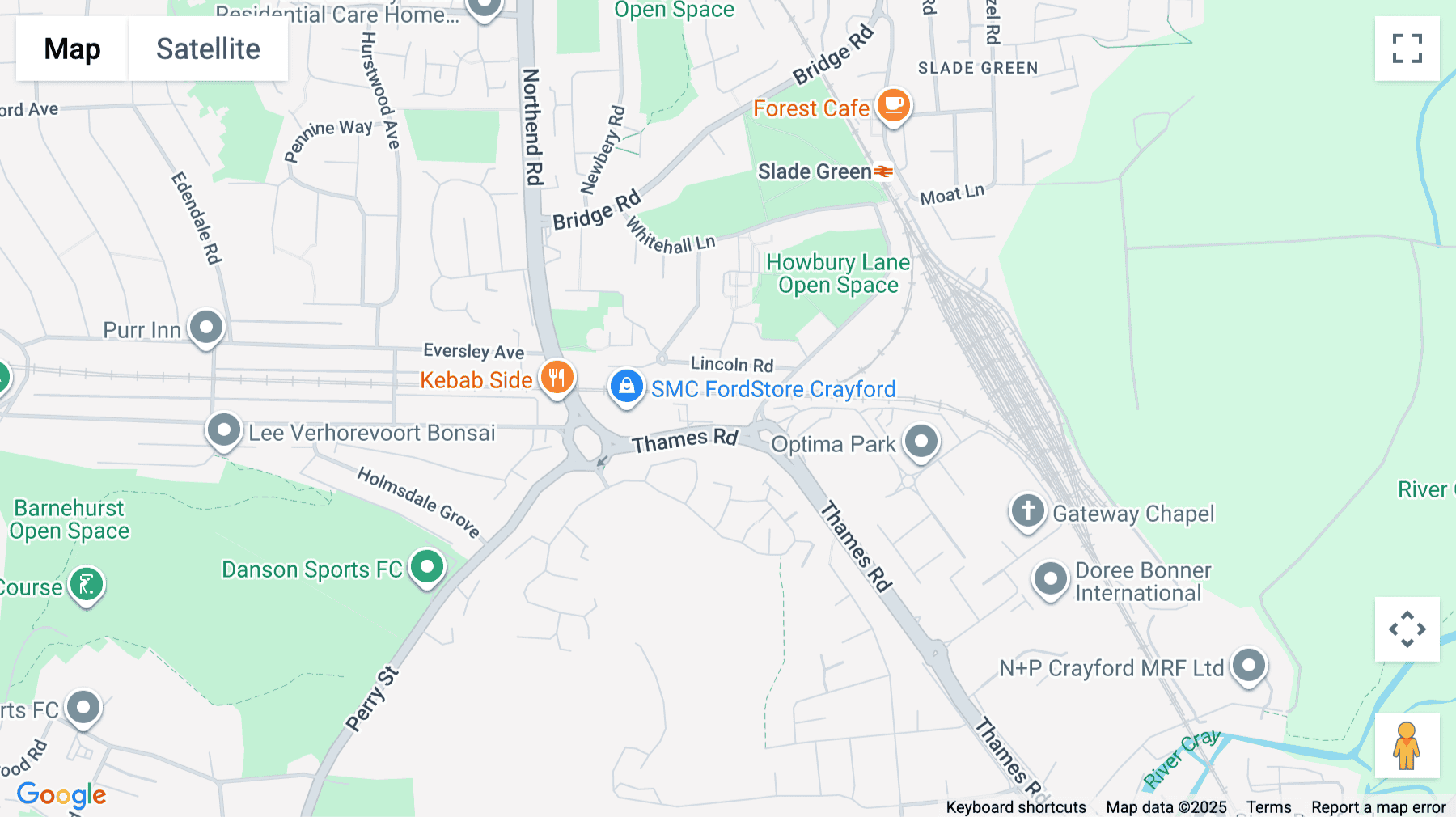 Click for interative map of Howbury Technology Centre, Texcel Business Park, Crayford, Dartford