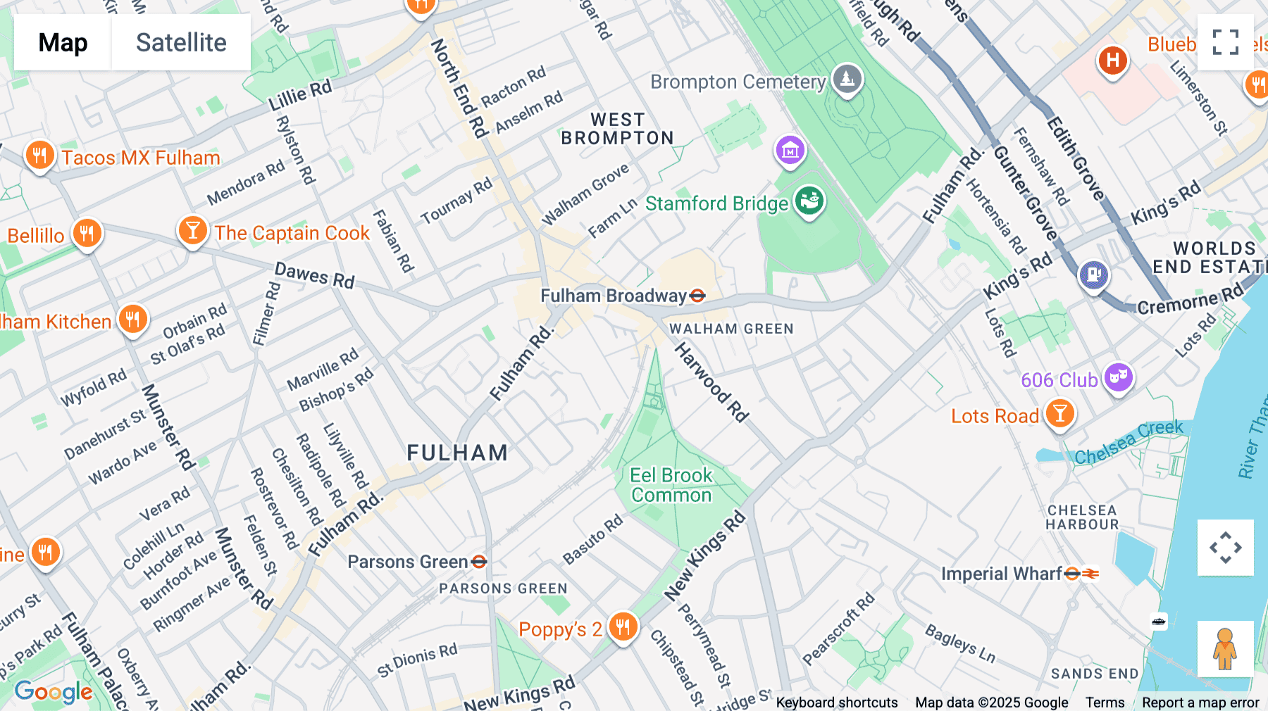 Click for interative map of 21 Effie Road,  Hammersmith and Fulham, London
