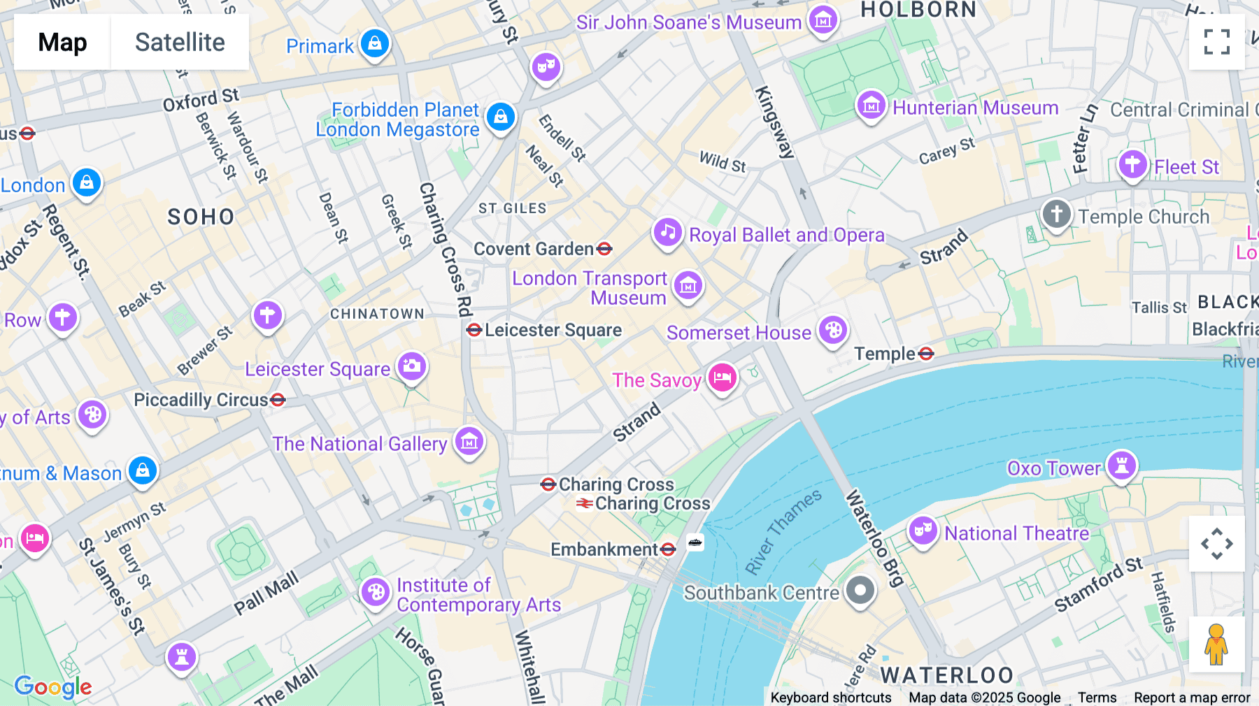 Click for interative map of 7-8 Henrietta Street, Westminster, London