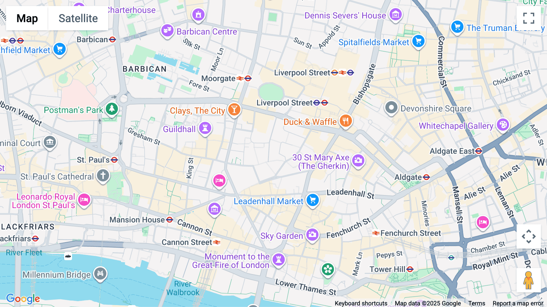 Click for interative map of Warnford Court, 29 Throgmorton Street, London