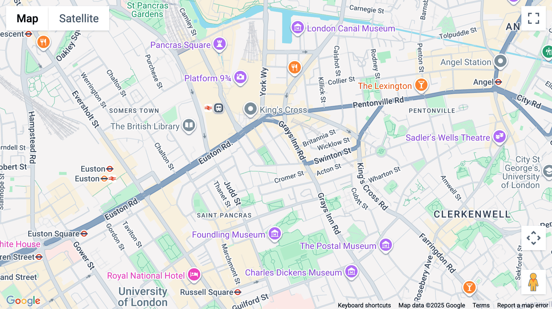 Click for interative map of 344-354 Gray’s Inn Road, Camden, London
