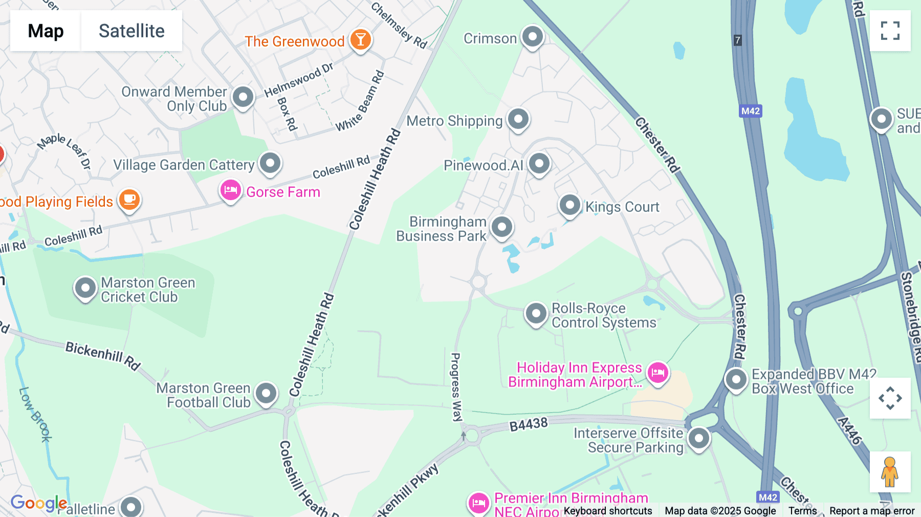 Click for interative map of 4200 Waterside Centre,  Solihull Parkway, Birmingham Business Park, Birmingham