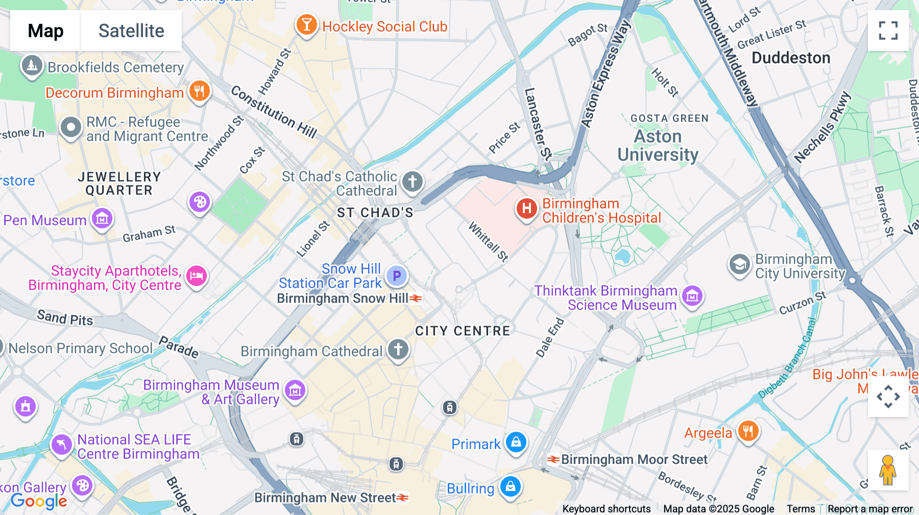 Click for interative map of Colmore Plaza, 20 Colmore Circus, Birmingham, Birmingham