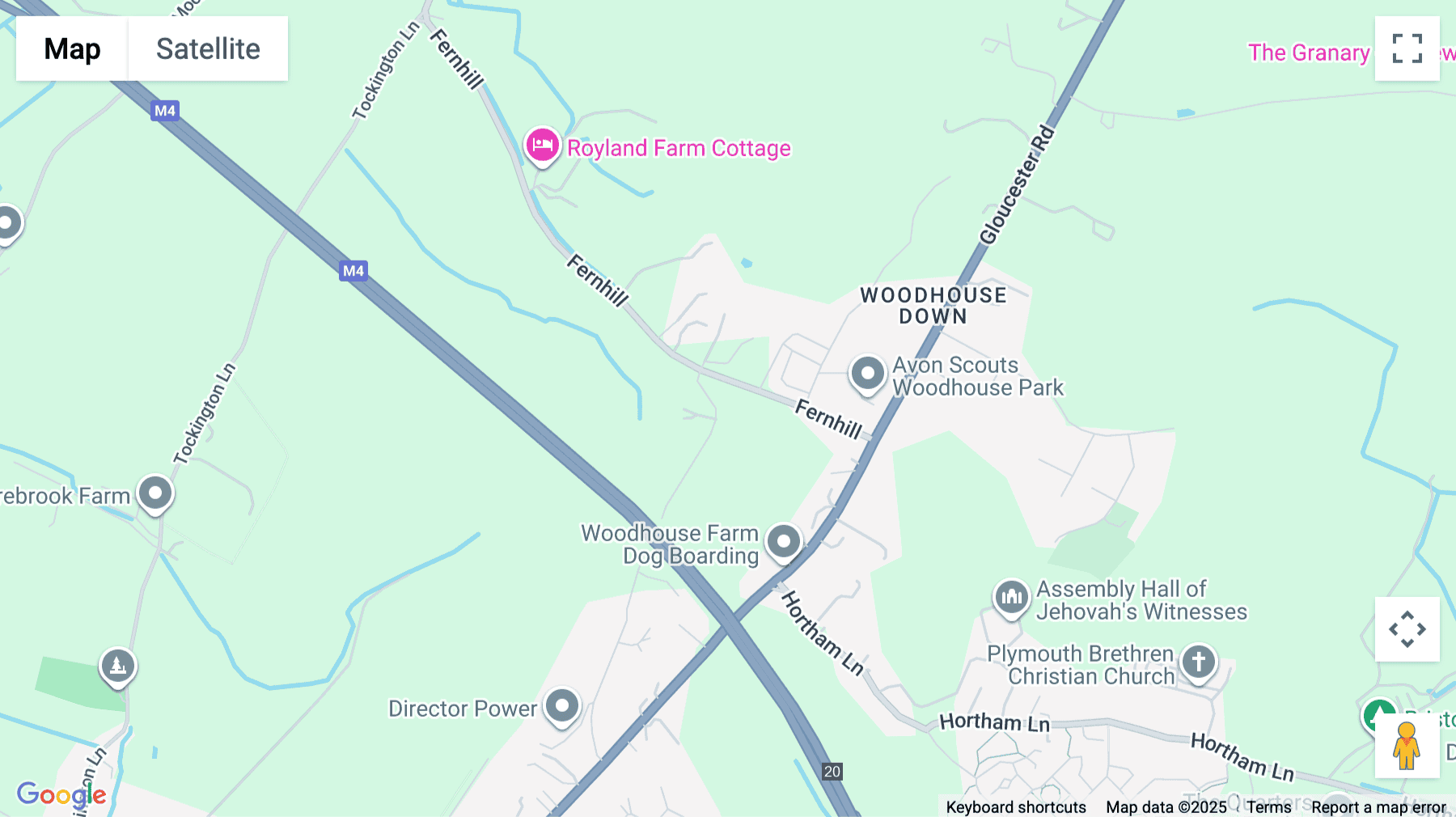 Click for interative map of 6 Fernhill Court,  Almondsbury, Bristol, Bristol