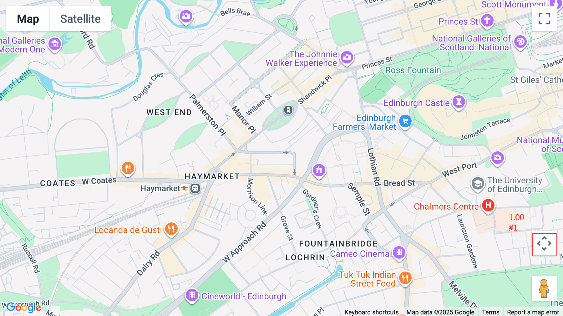 Click for interative map of CBC House, 24 Canning Street, Edinburgh, Edinburgh