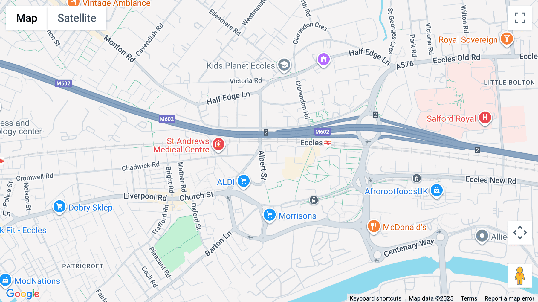 Click for interative map of Emerson House, Albert Street, Manchester, Manchester