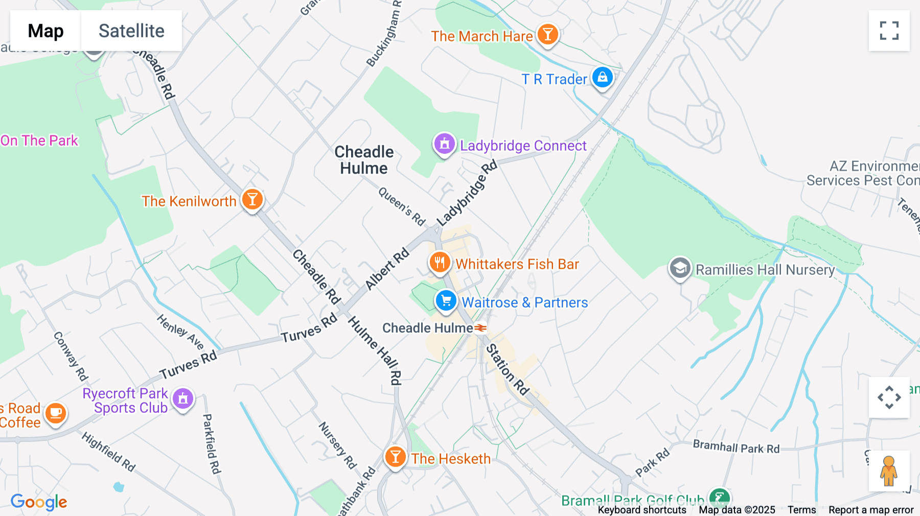 Click for interative map of Sinclair House,  Station Road, Manchester, Manchester