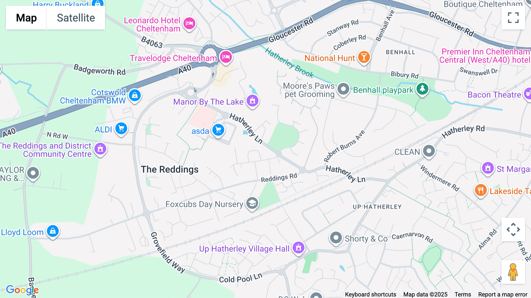 Click for interative map of Cheltenham Office Park, Hatherley Lane, Cheltenham, Cheltenham
