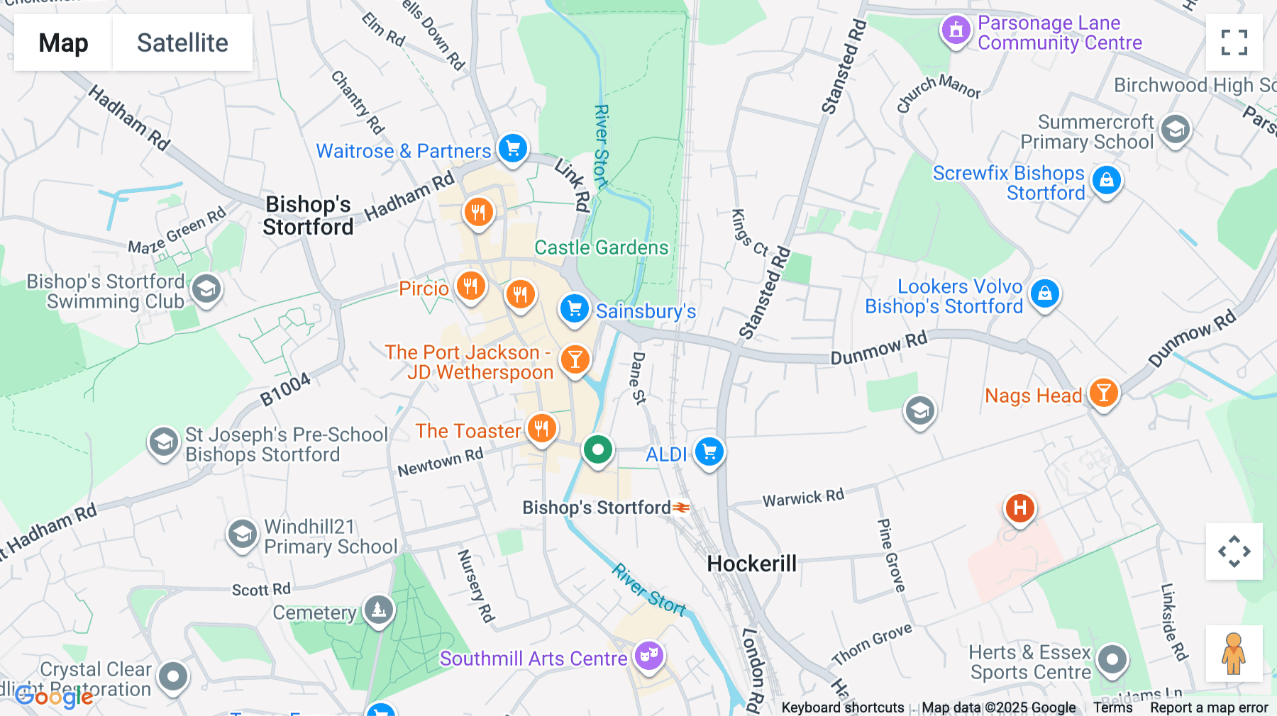 Click for interative map of Solution House,  Dane Street, Bishops Stortford, Hertfordshire, United Kingdom, Bishops Stortford