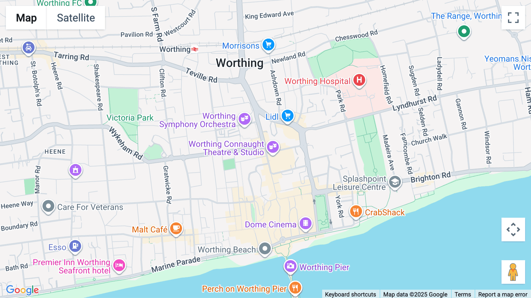 Click for interative map of Chapel House, Chapel Road, Worthing, Worthing