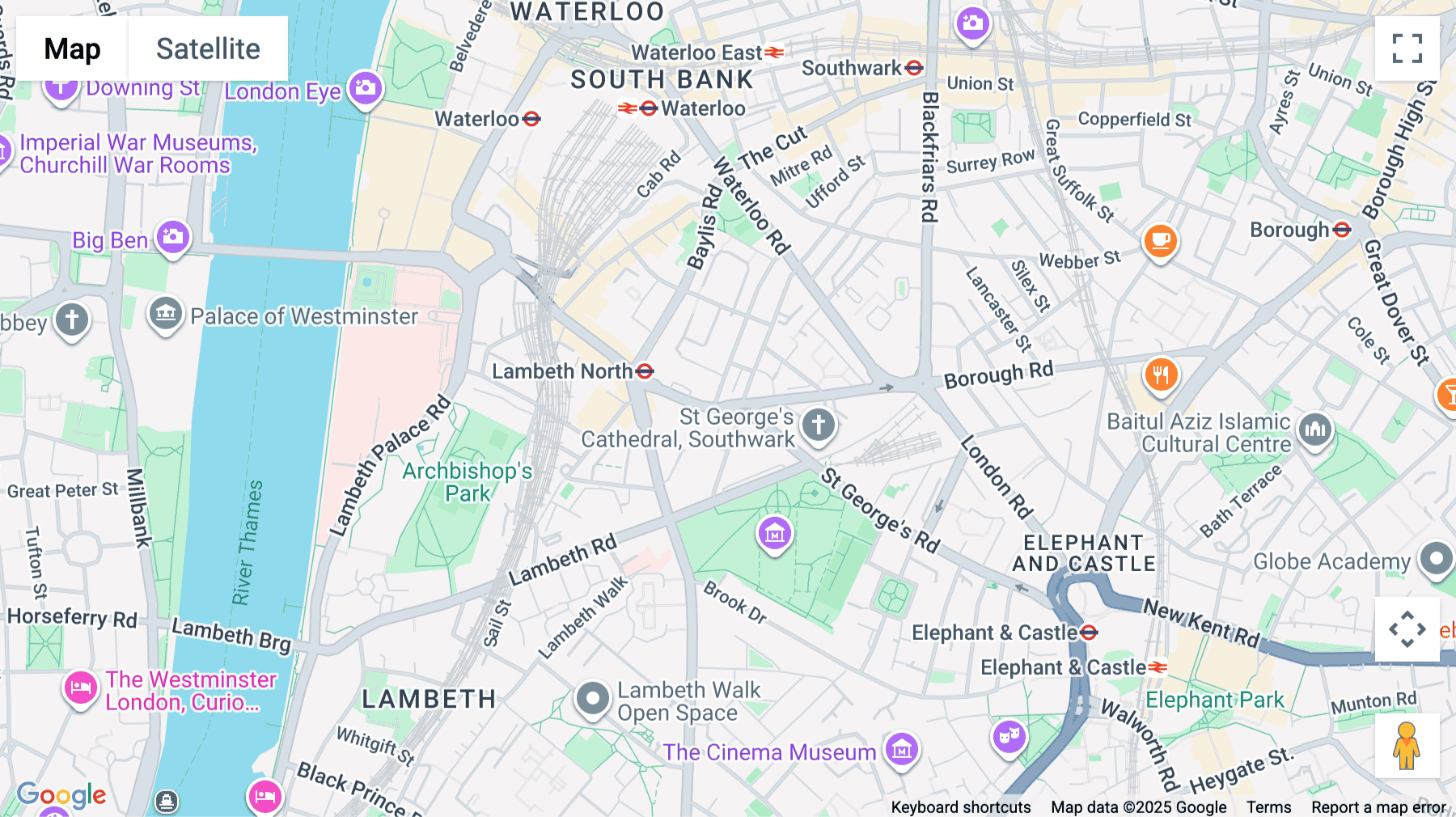 Click for interative map of The Chandlery, 50 Westminster Bridge Road, London, London