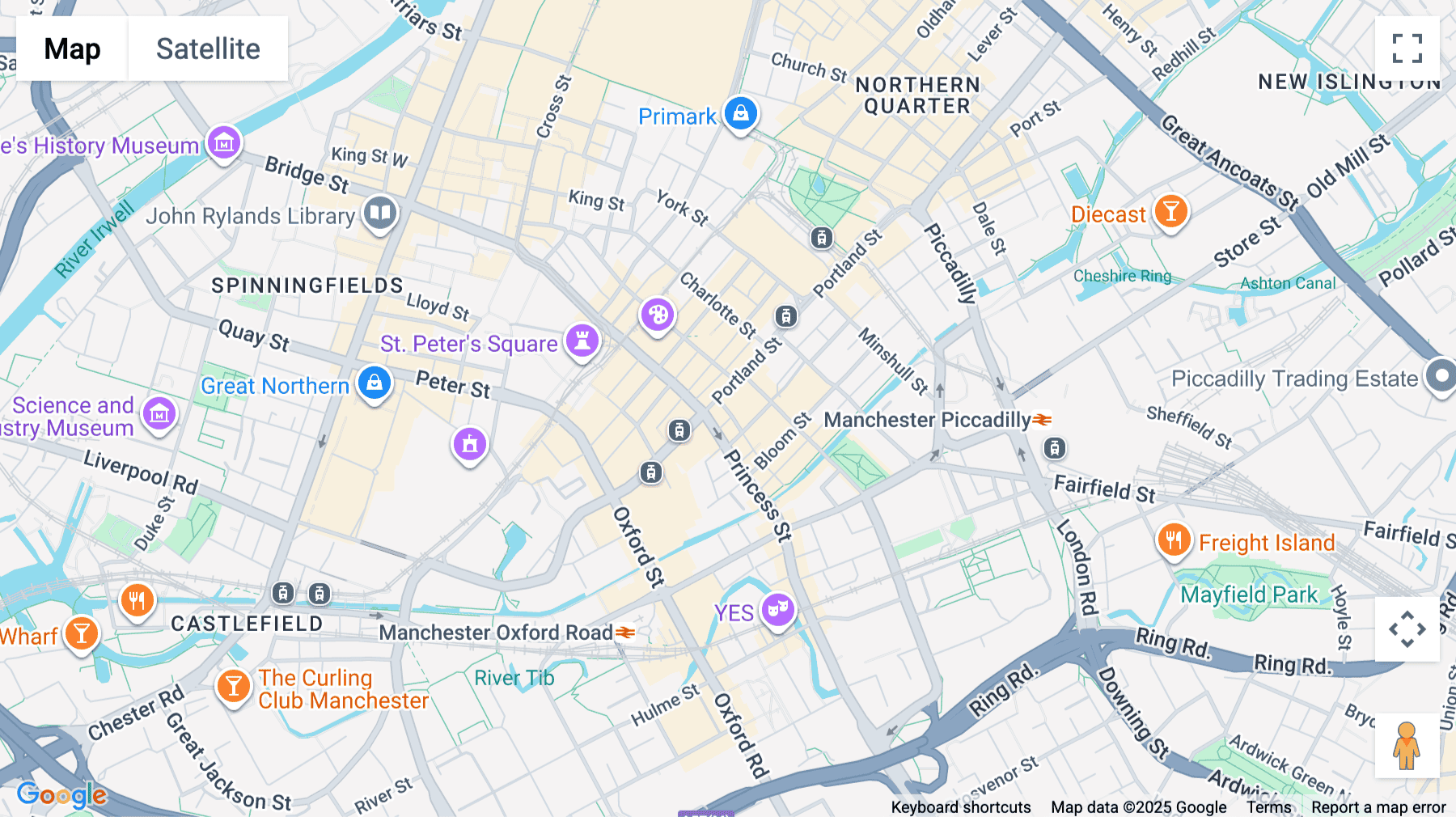 Click for interative map of Manchester One, 53 Portland Street, Manchester, Manchester
