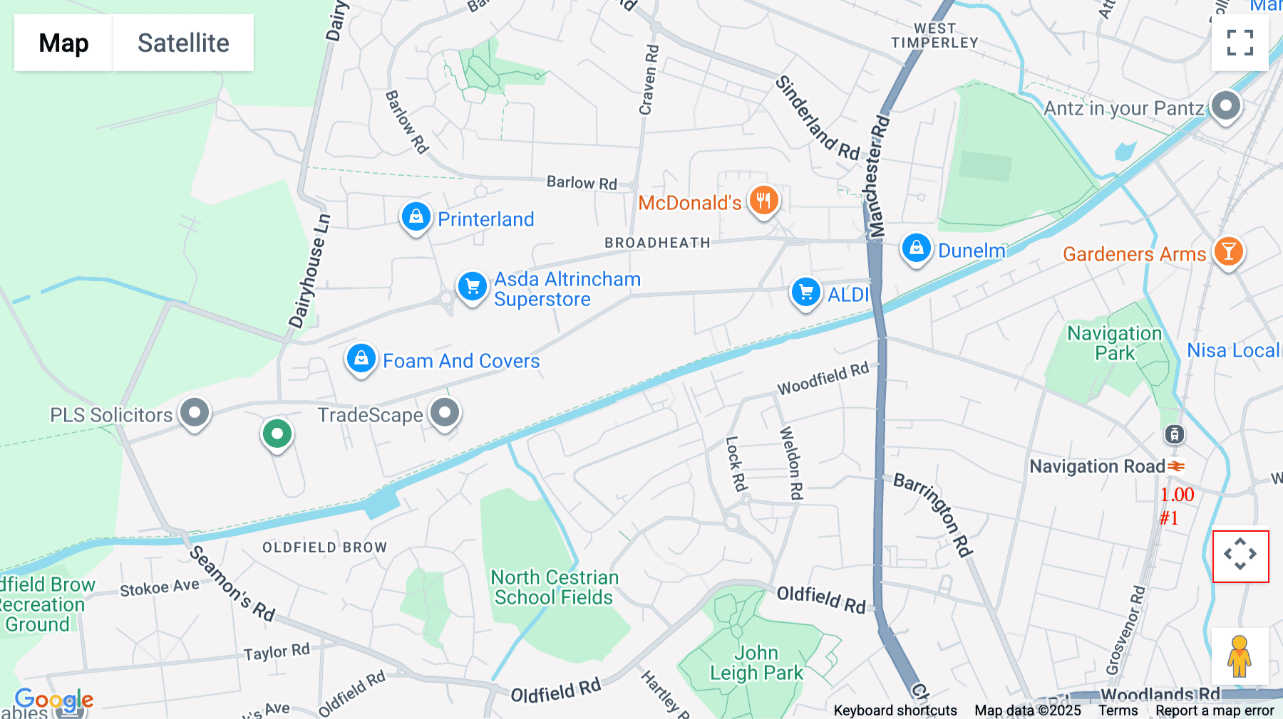 Click for interative map of Atlantic Business Centre, Atlantic Street, Altrincham, Altrincham