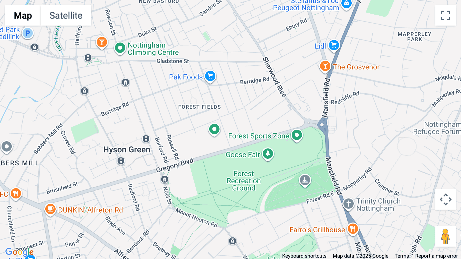 Click for interative map of Foxhall Business Centre, Foxhall Road, Nottingham, Nottingham