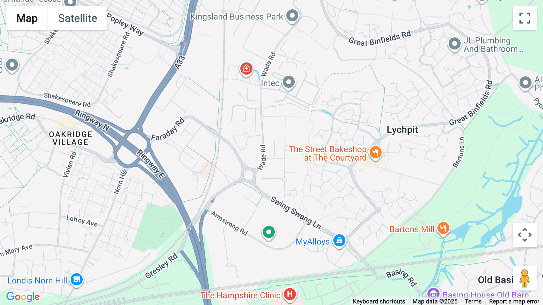 Click for interative map of Stroudley Road, Basingstoke, Basingstoke