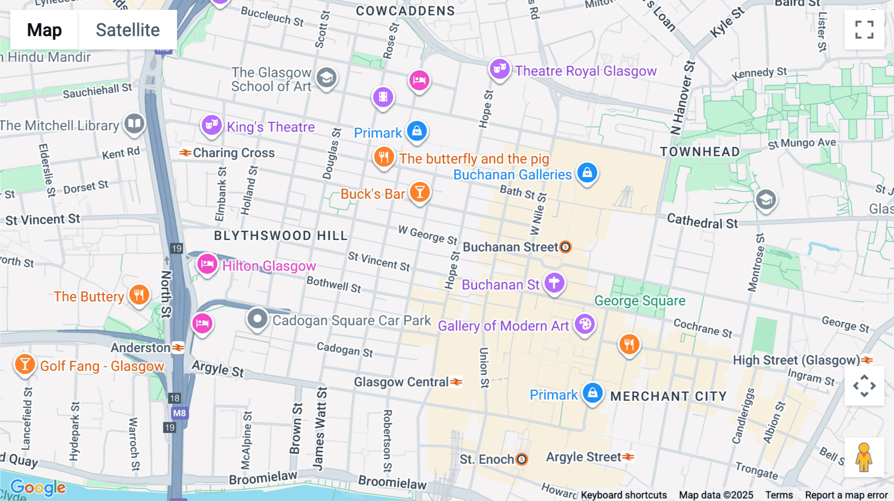 Click for interative map of 175 Tunberry House, West George Street, Glasgow, Glasgow
