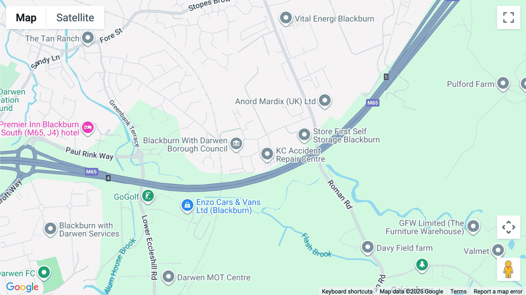 Click for interative map of Blackburn Business Centre, Davyfield Road, Blackburn, Blackburn