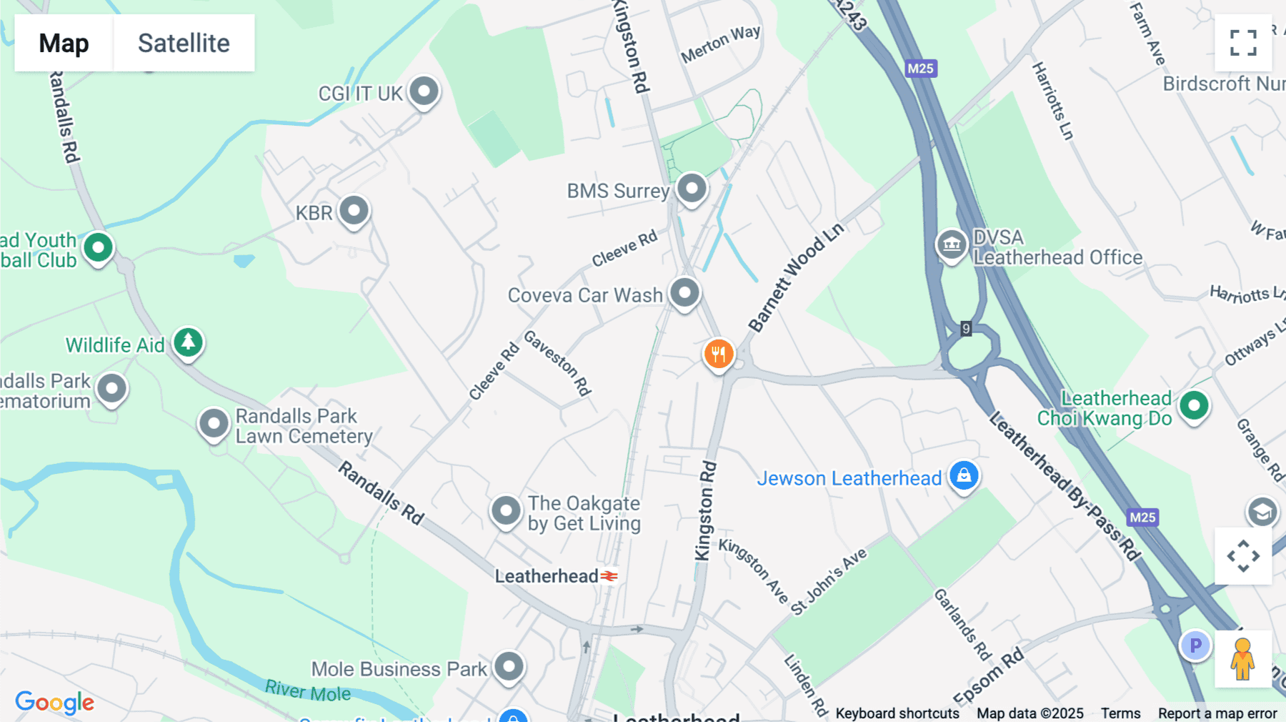 Click for interative map of Connect House, Kingston Road, Leatherhead, Leatherhead