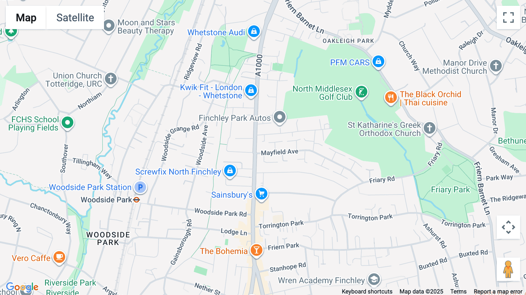 Click for interative map of Solar House, 912 High Road, Central London, London