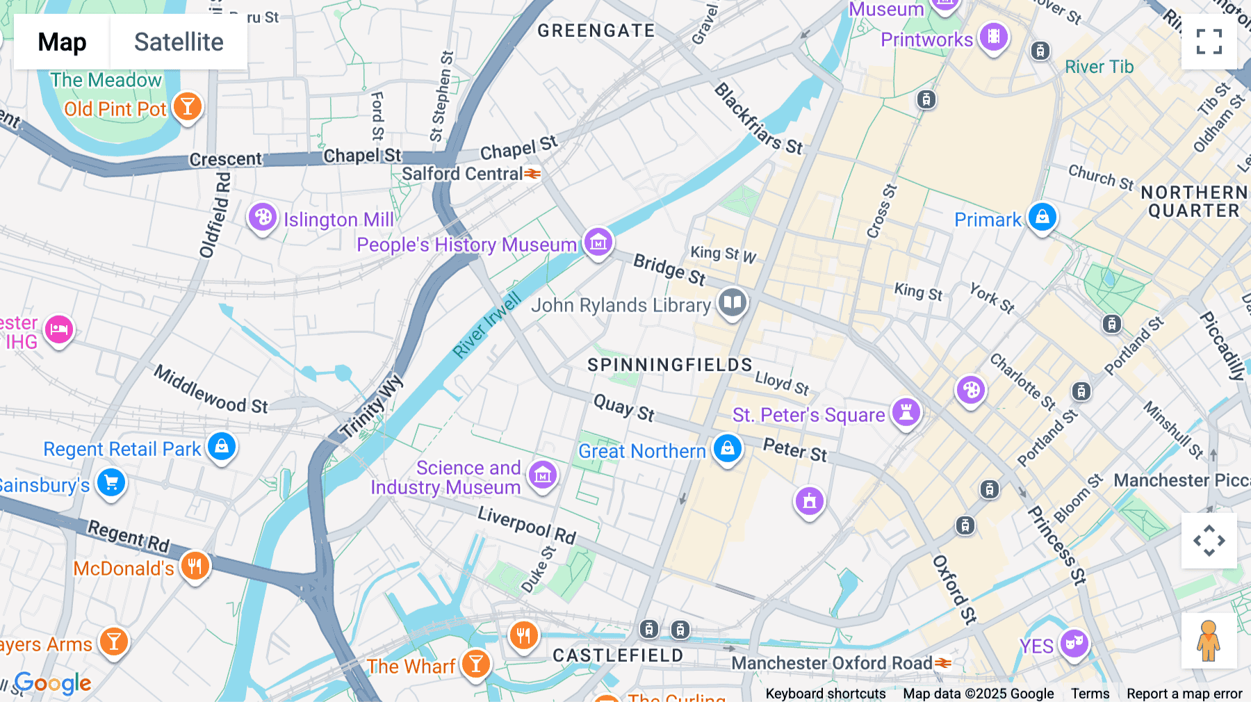 Click for interative map of 3 Hardman Square, Spinningfields, Manchester, Manchester