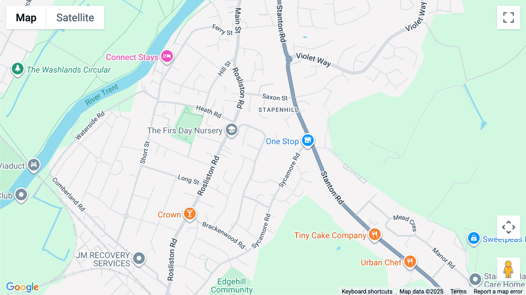 Click for interative map of Hawthorn Business Centre, 8 Hawthorn Cresent, Stapenhill, Burton Upon Trent