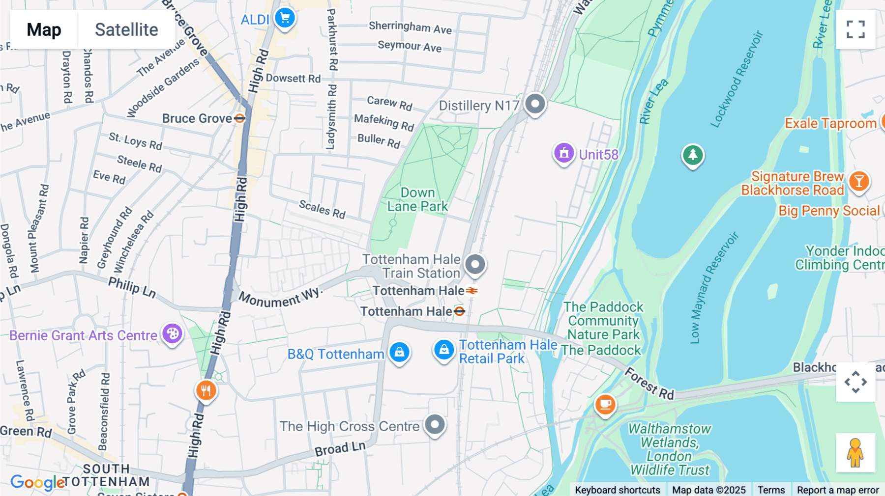 Click for interative map of Unit 1B, Berol House, 25 Ashley Road, Tottenham Hale, London