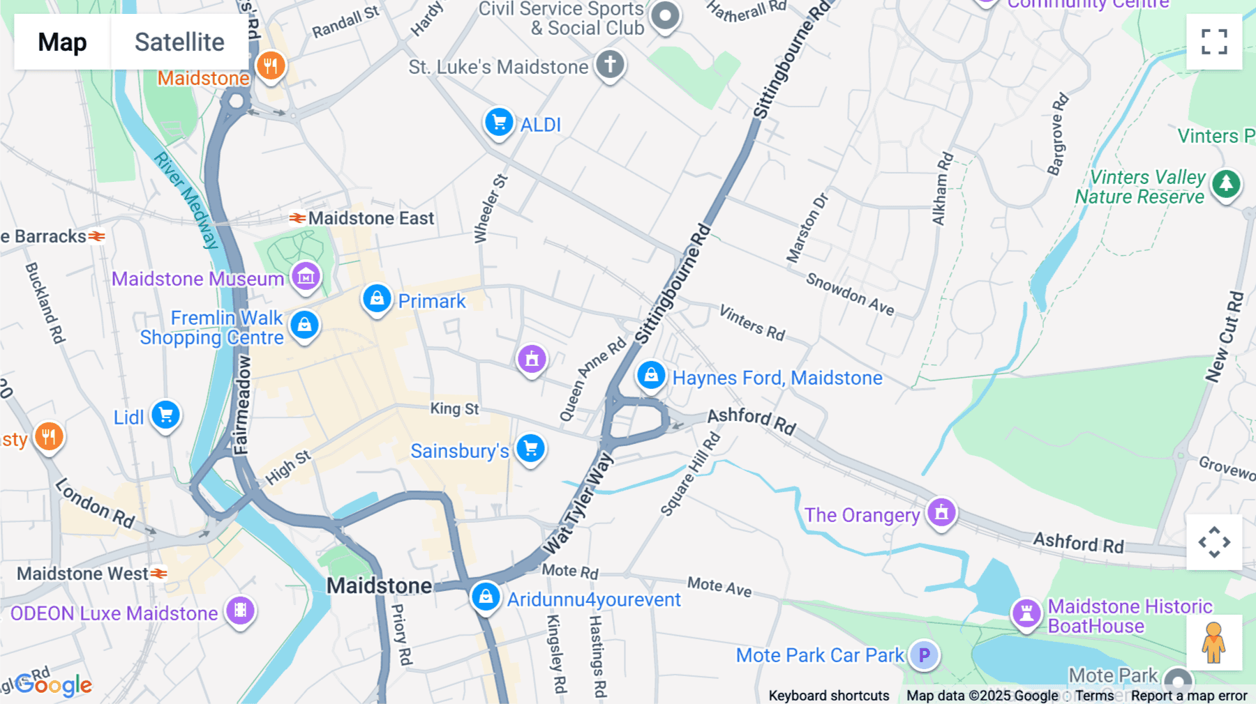 Click for interative map of GHL House, 12/14 Albion Place, Maidstone, Maidstone