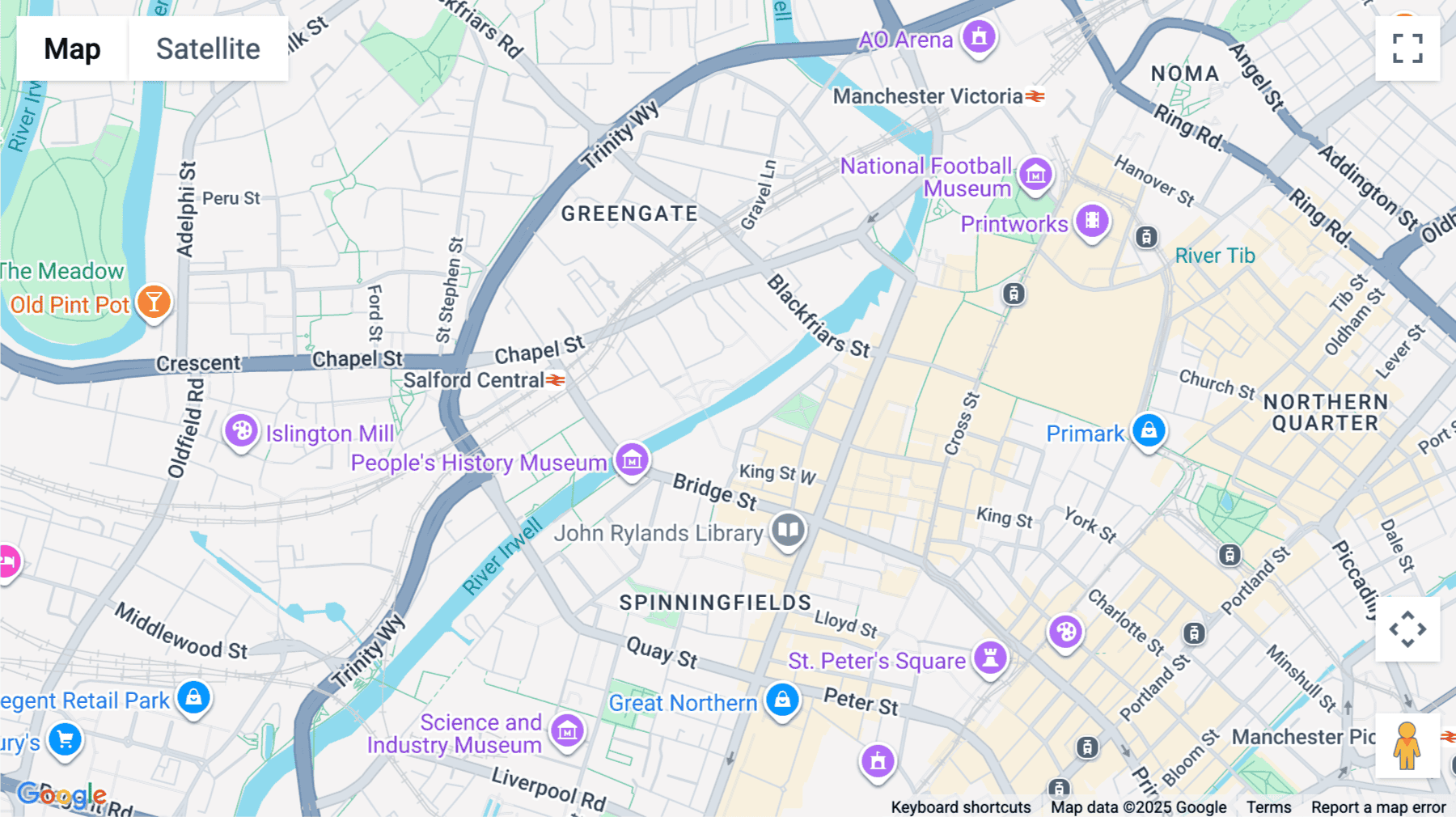 Click for interative map of Alberton House, St Mary's Parsonage, Manchester, Manchester