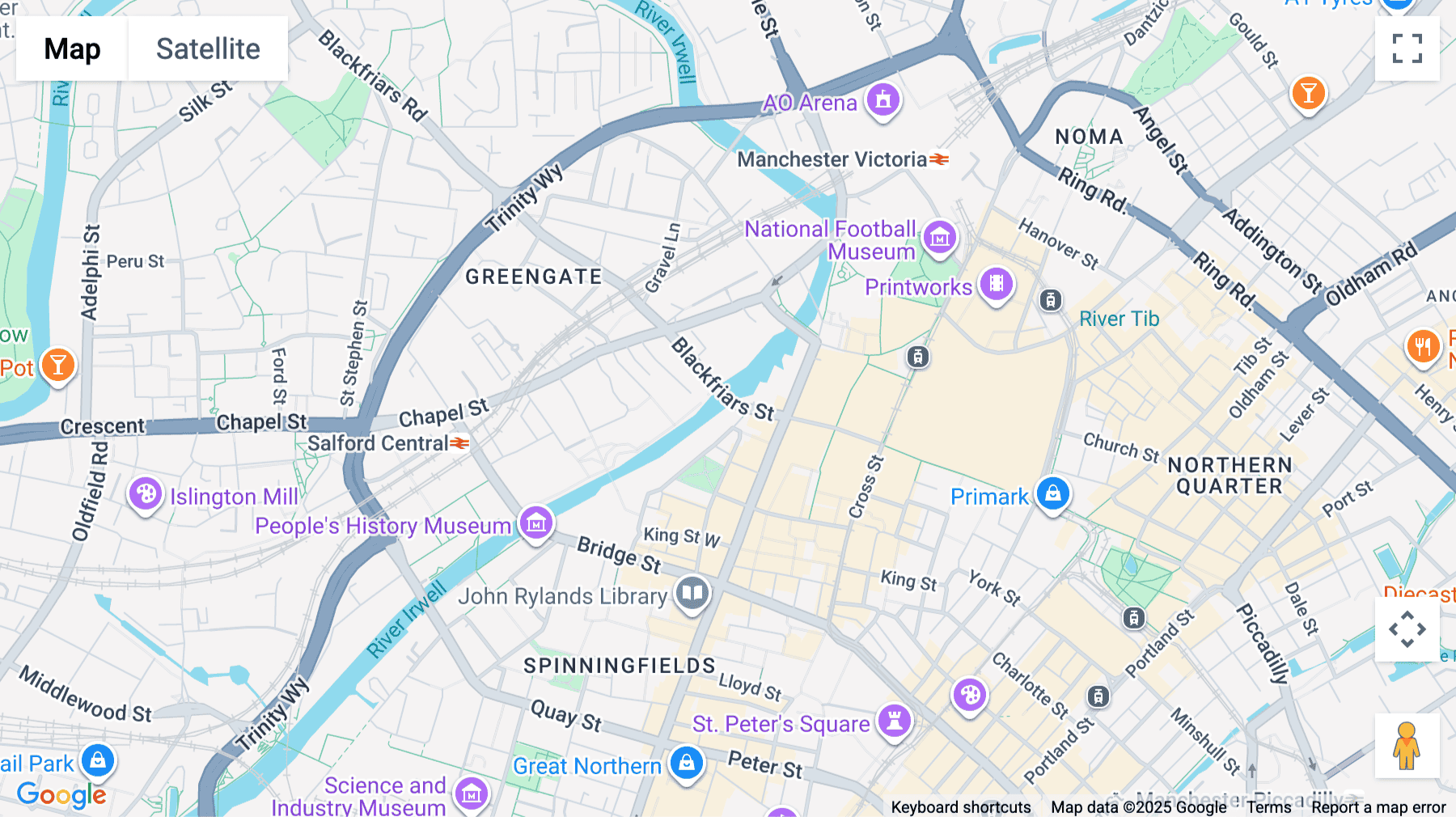 Click for interative map of Blackfriars House, Parsonage, Manchester, Manchester