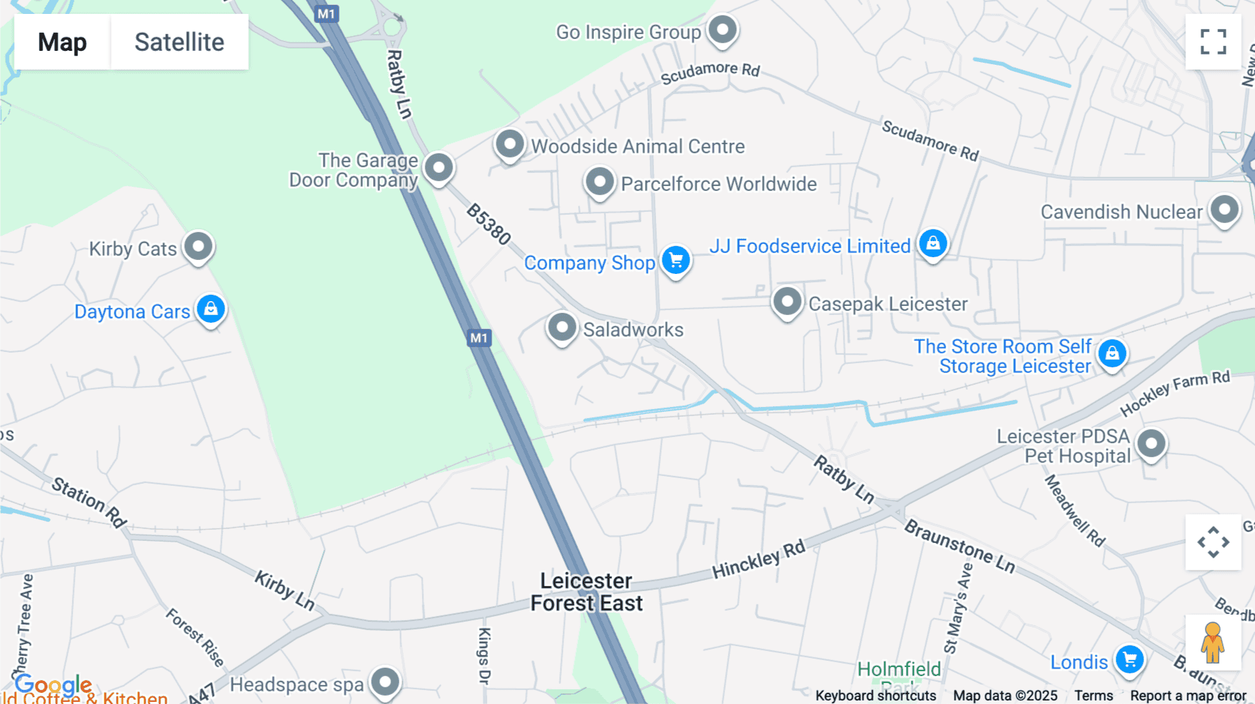 Click for interative map of 4 Oak Spinney Park, Ratby Lane, Leicester Forest East, Leicester, Leicester