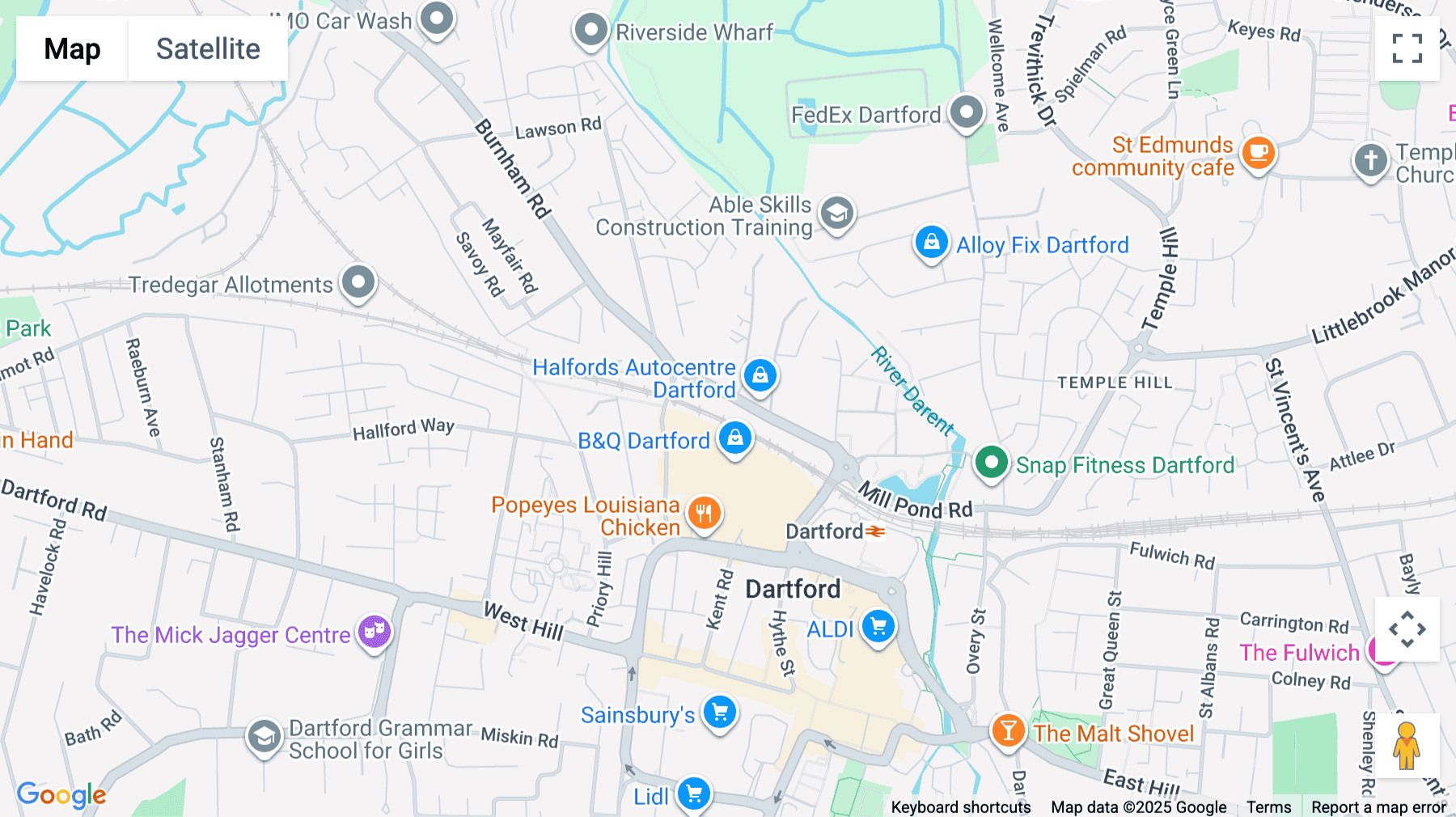 Click for interative map of The Base, Dartford Business Park, Victoria Road, Dartford, Dartford