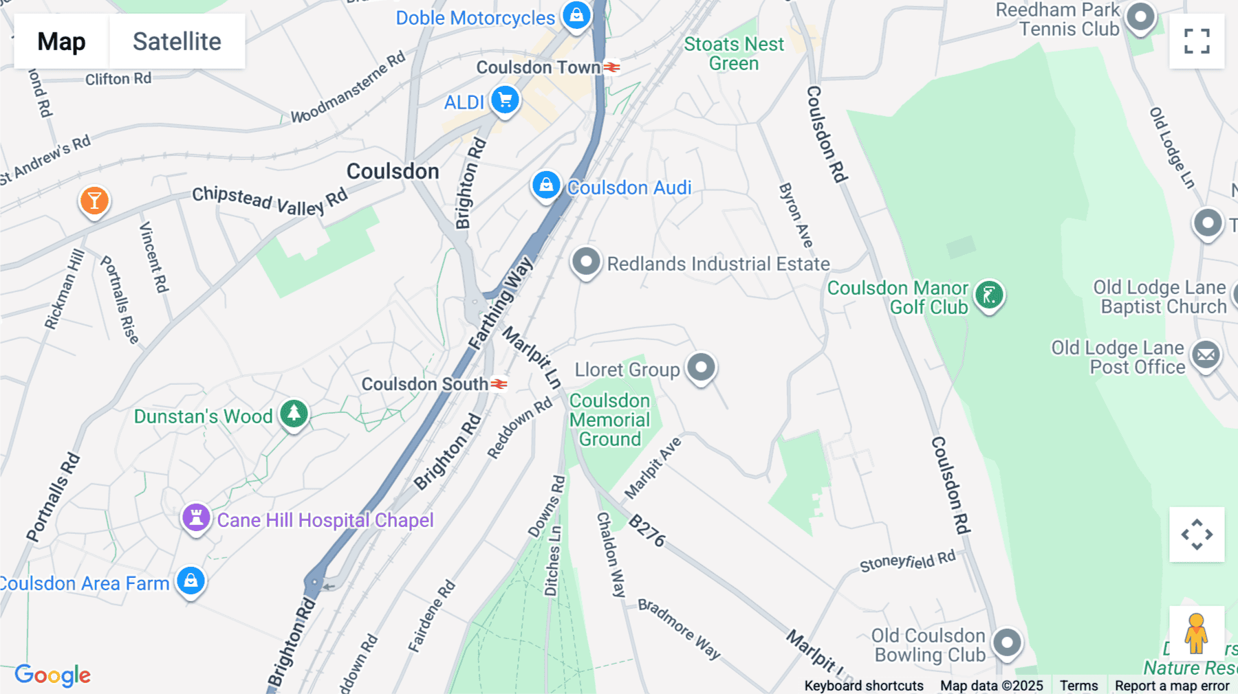 Click for interative map of Ullswater Business Park, 27 Breakfield, Coulsdon