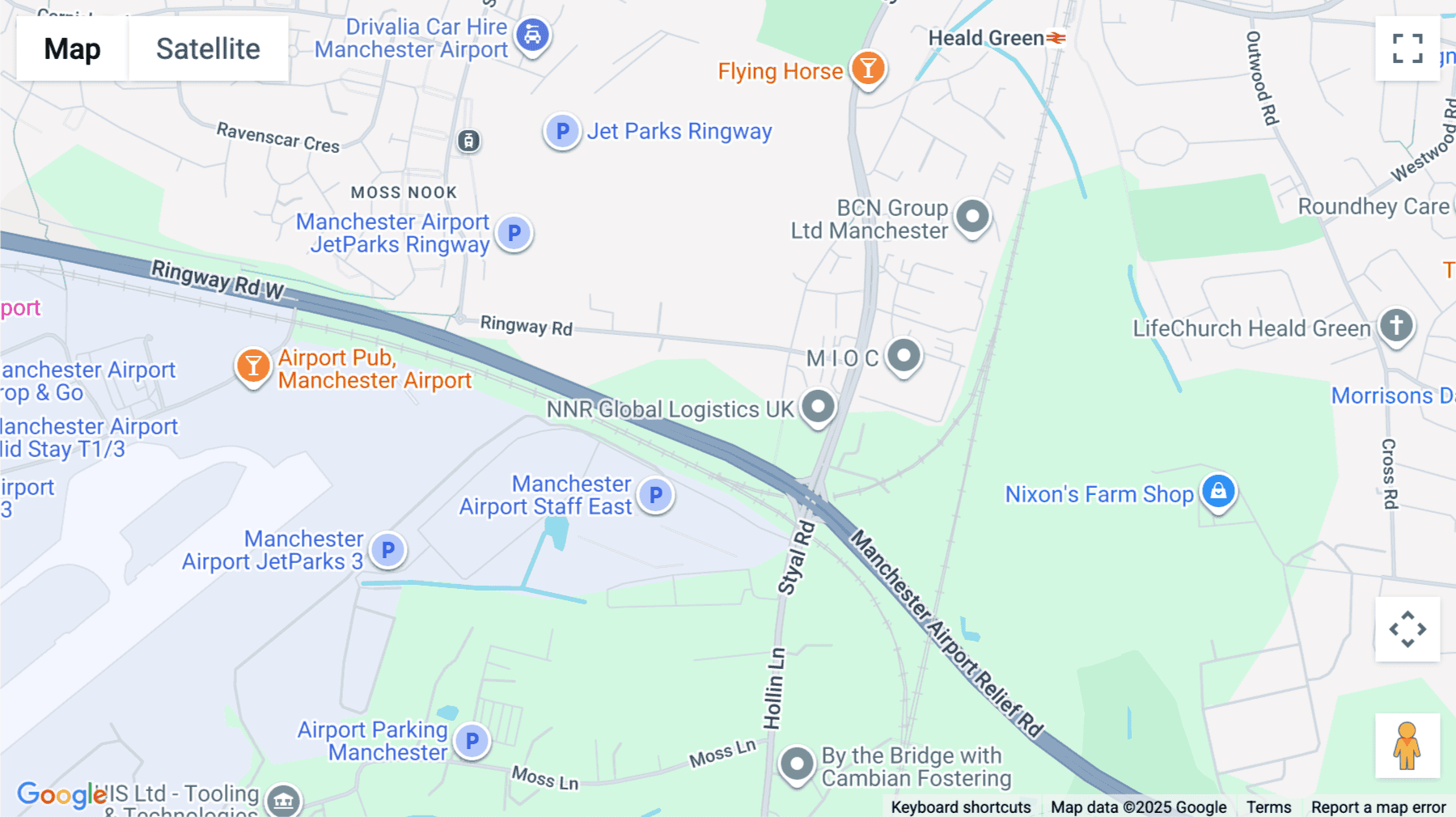 Click for interative map of Gateway House, Styal Road, Manchester, Manchester