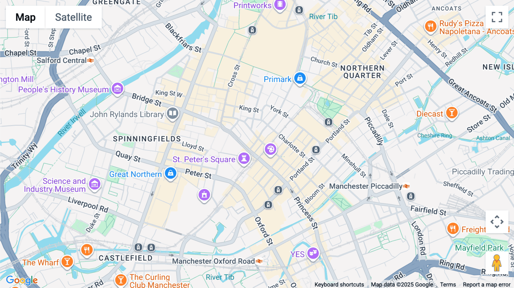 Click for interative map of Chancery Place, 50 Brown Street, Manchester, Manchester