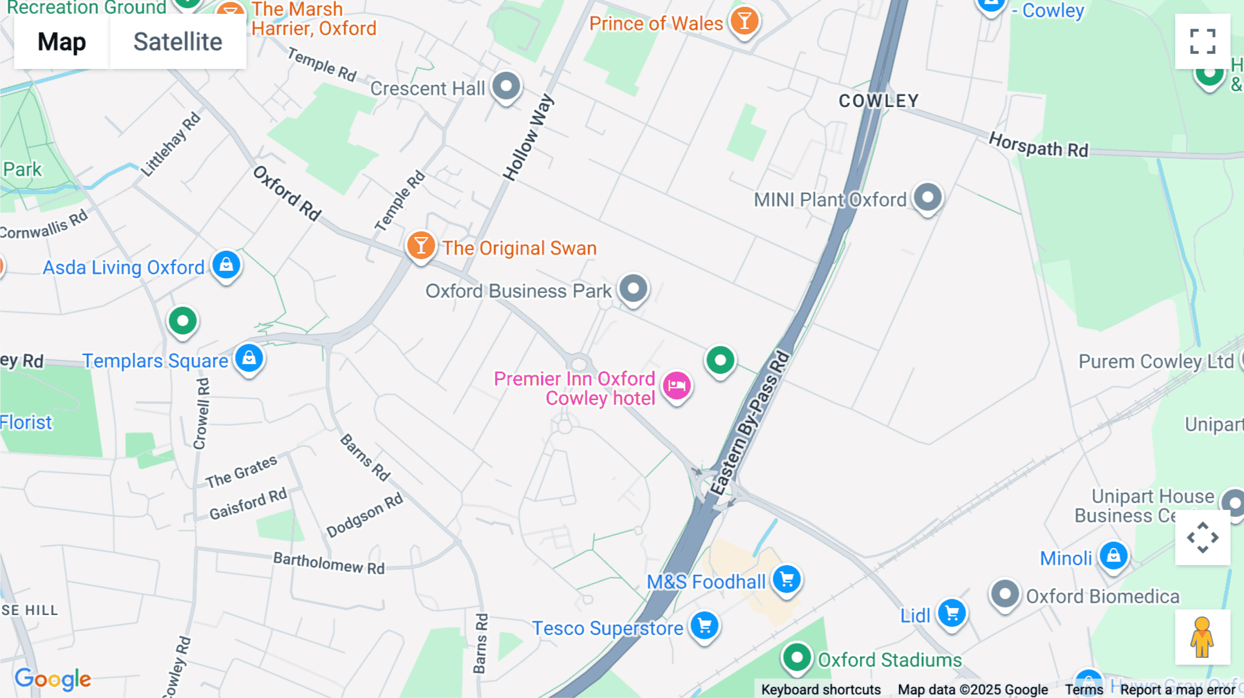 Click for interative map of Parkway Court, Oxford Business Park South, Oxford, Oxford