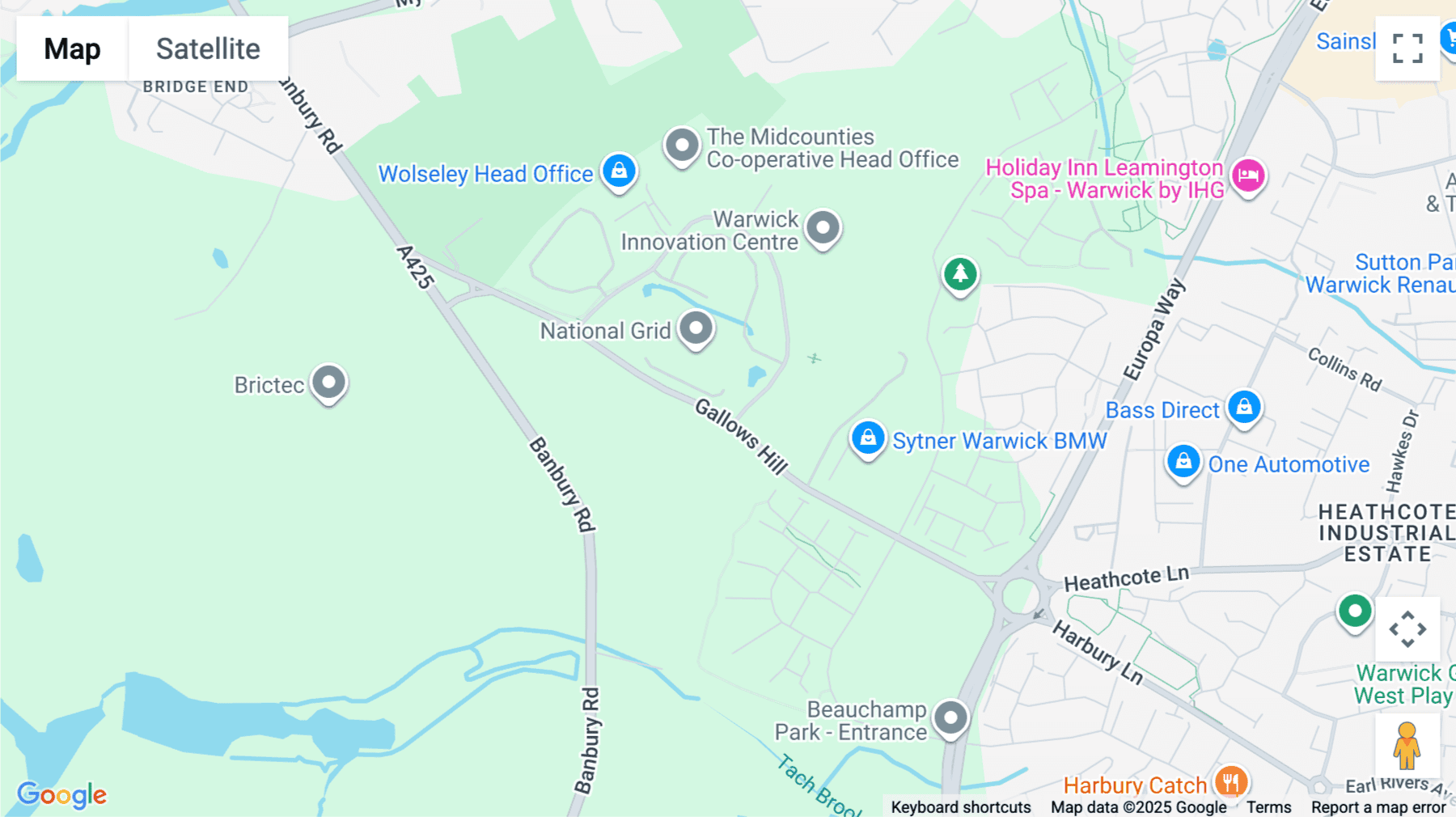 Click for interative map of Innovation Centre, Warwick Technology Park, Gallows Hill, Warwick, Warwick