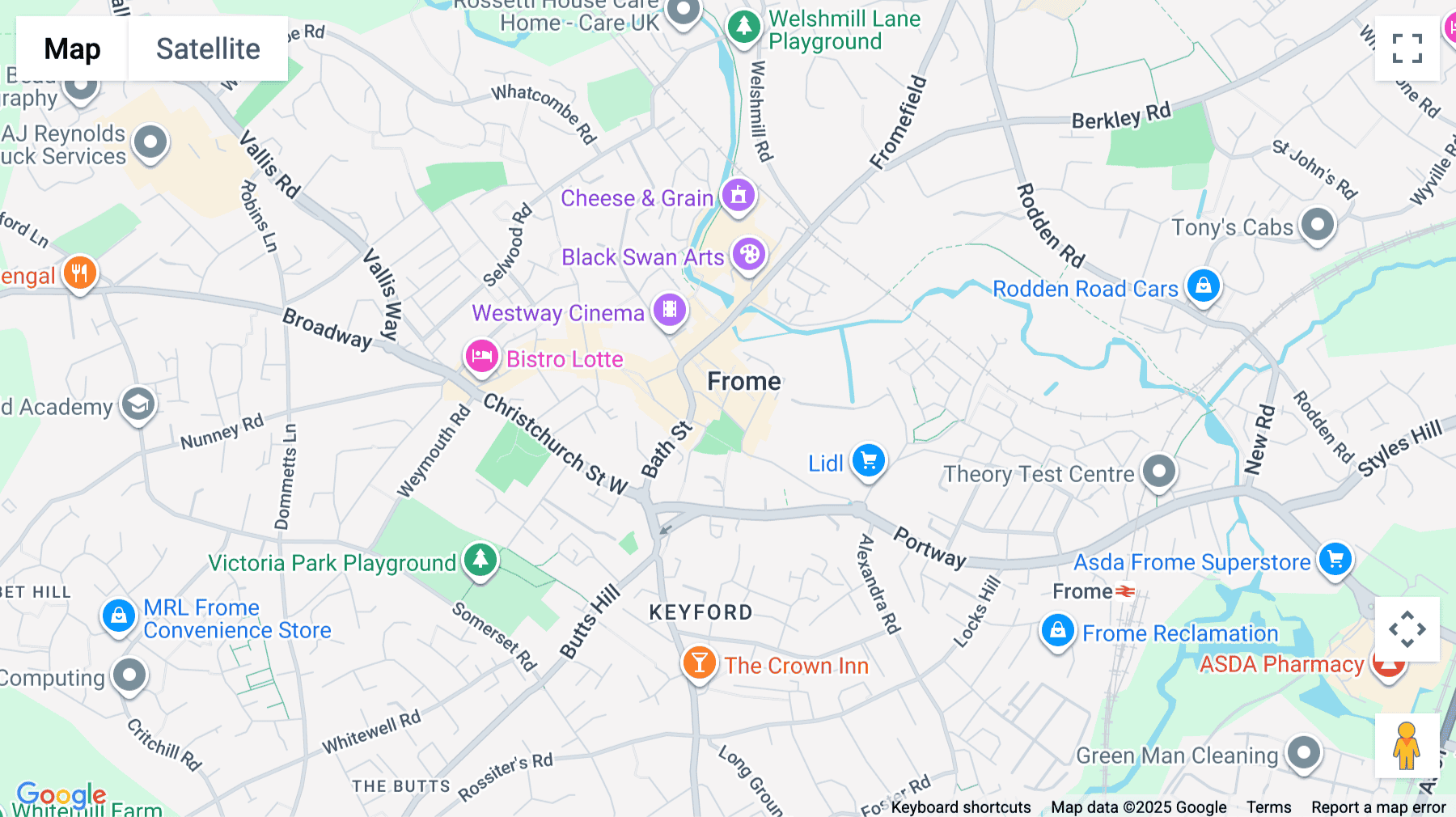 Click for interative map of 6 King Street, Frome, Frome