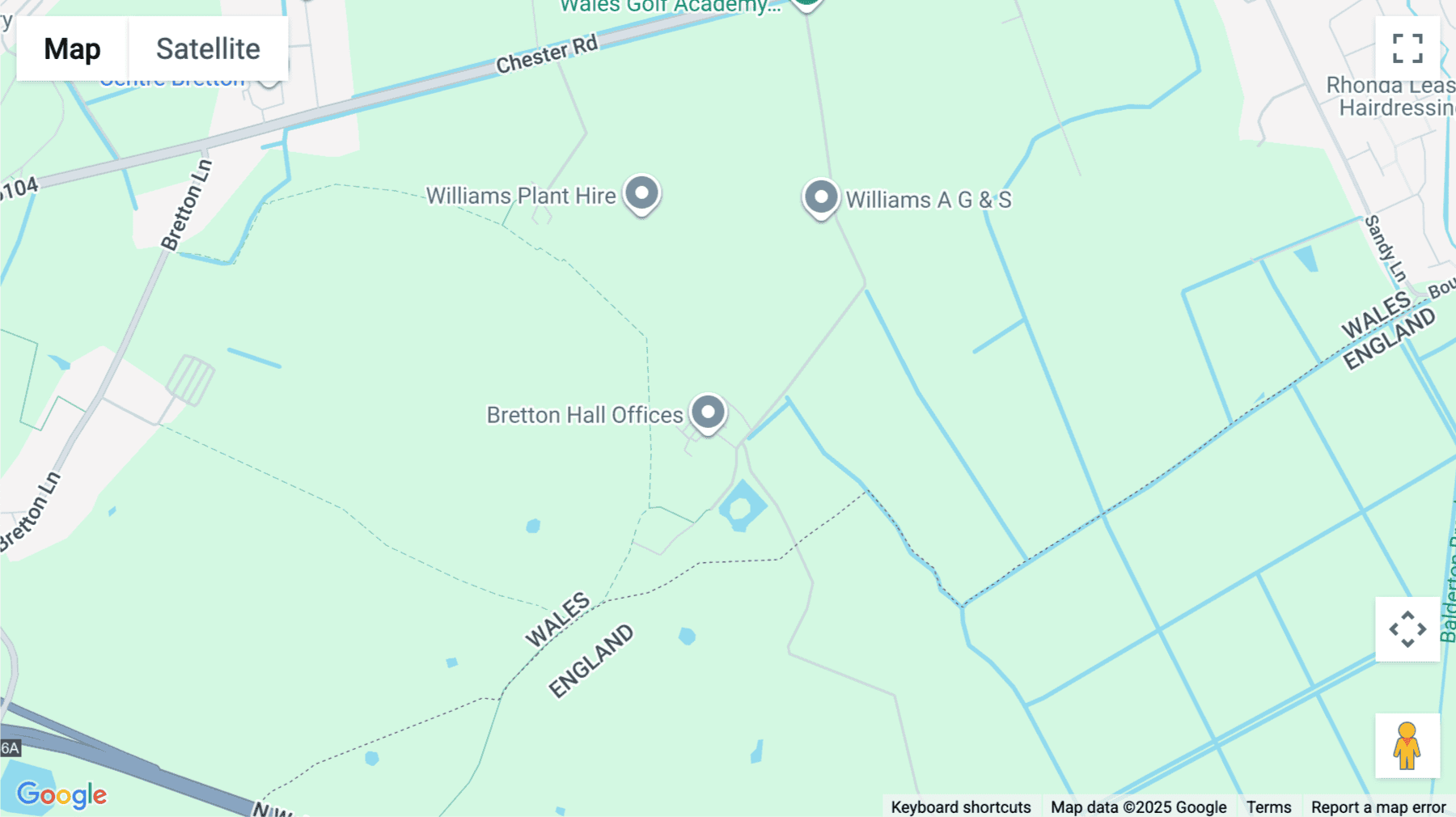 Click for interative map of Bretton Hall, Chester Road, Bretton, Chester