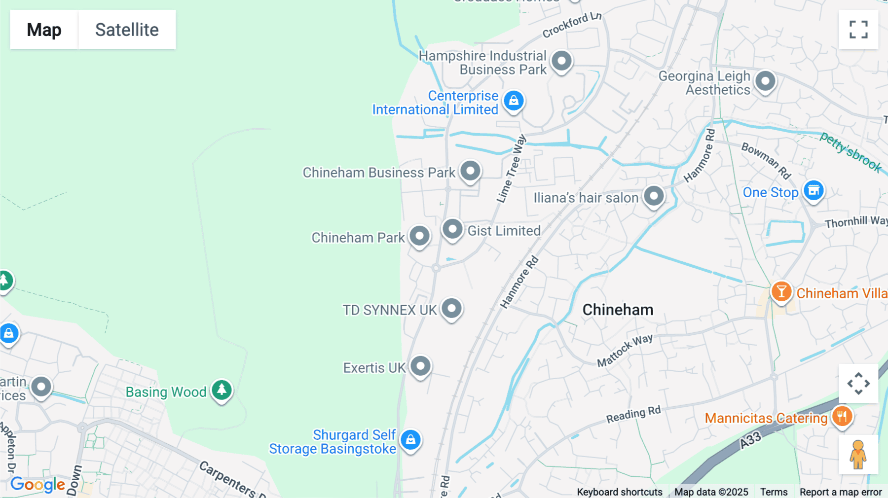 Click for interative map of 8 Elmwood, Chineham Park, Rosewood, Crockford Lane, Basingstoke, Basingstoke