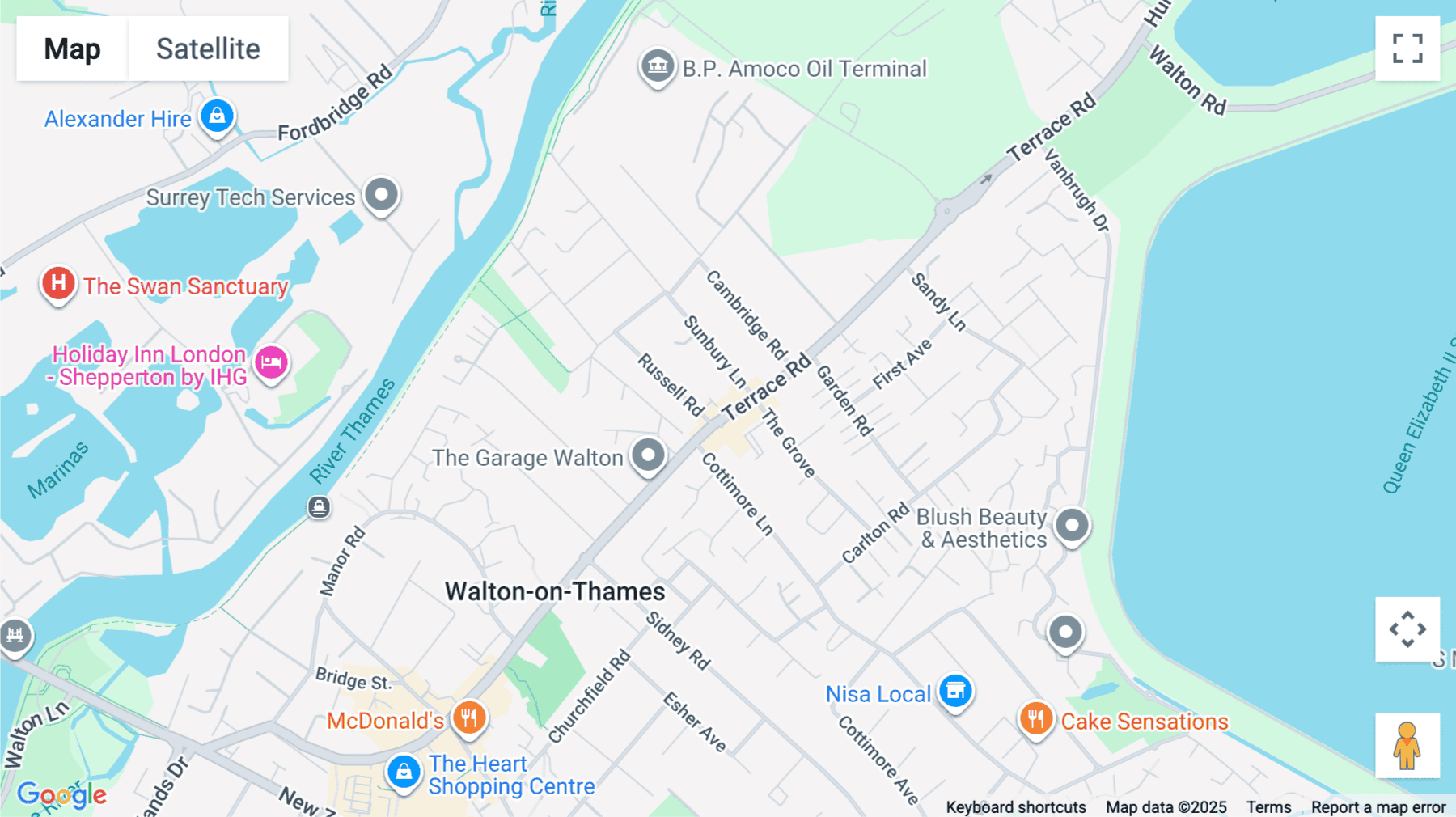 Click for interative map of Enterprise House, 44-46 Terrace Road, Walton on Thames, Walton on Thames