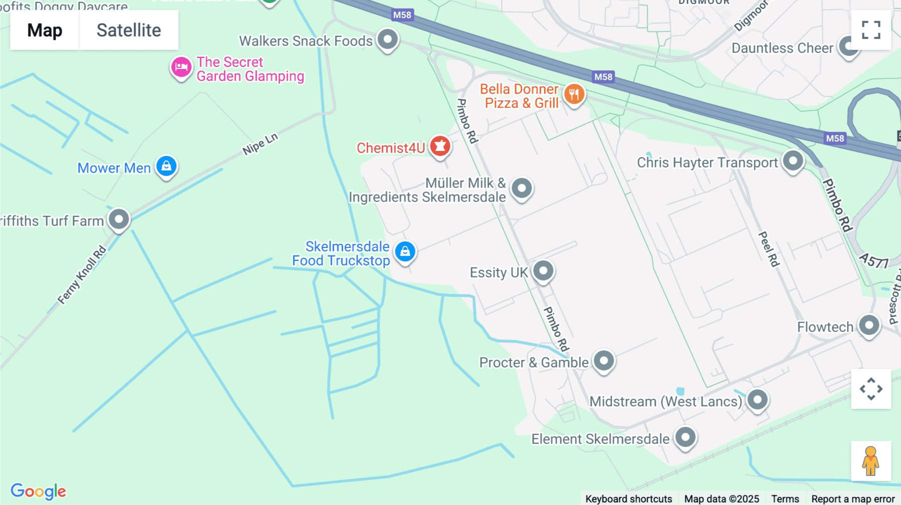 Click for interative map of Unit 2, Paddock Road, Skelmersdale, Skelmersdale