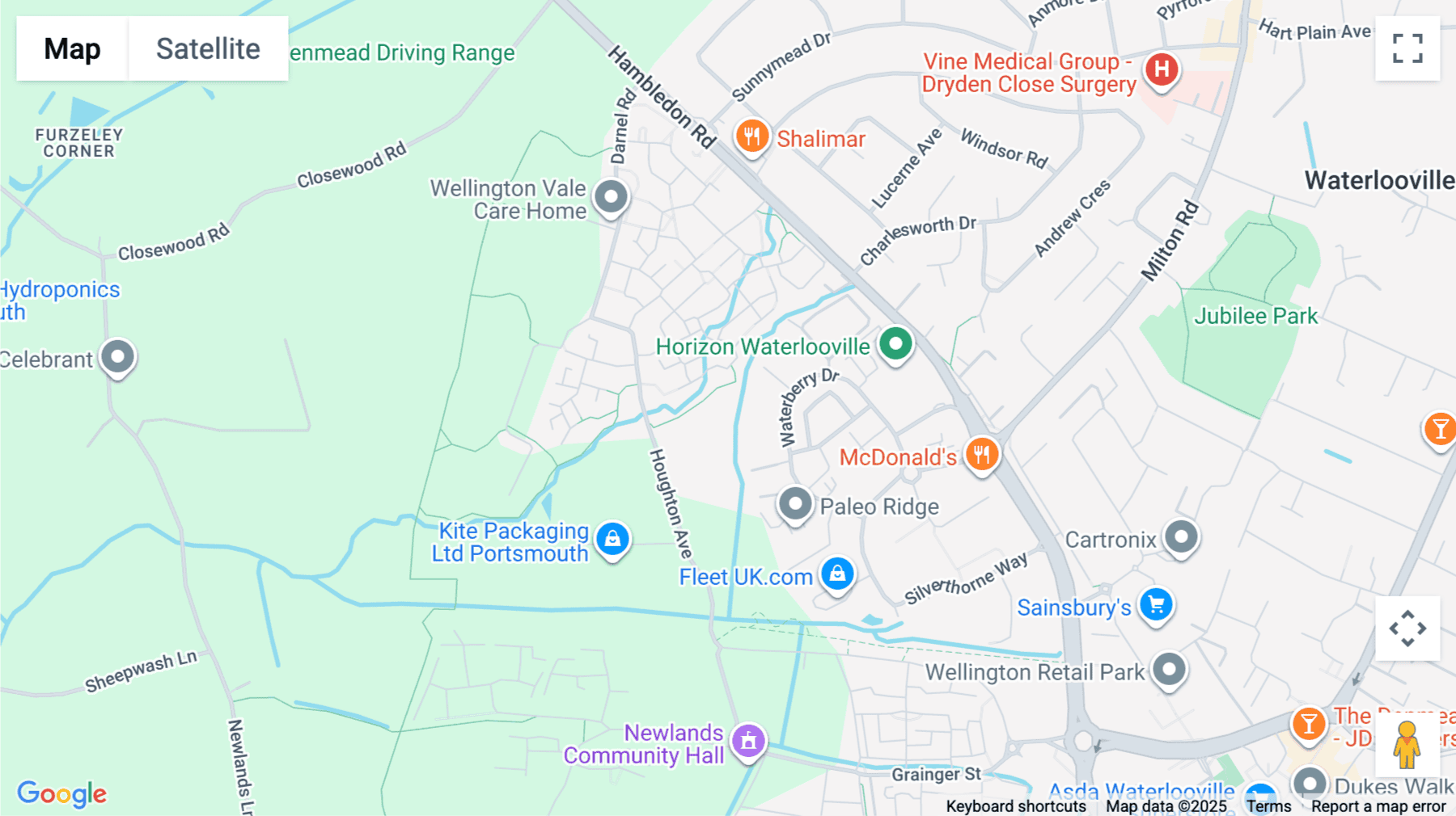 Click for interative map of Waterberry Drive, Waterlooville, Waterlooville