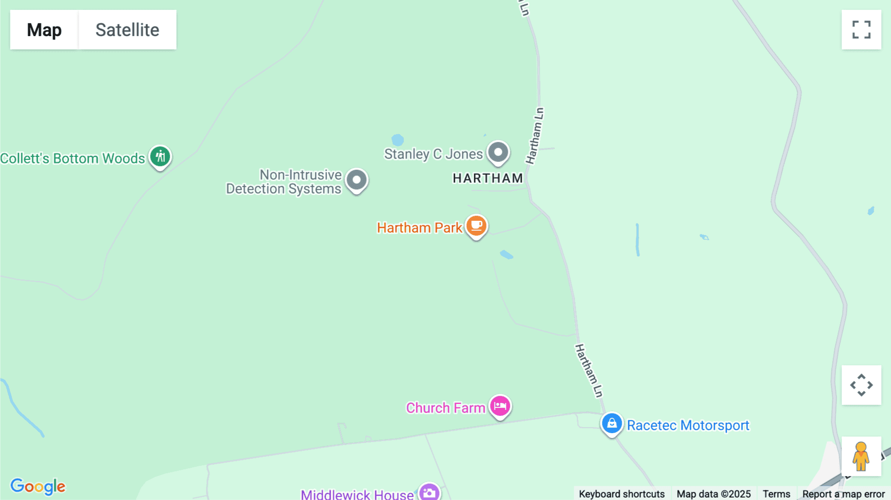 Click for interative map of Hartham Park, Corsham, Corsham